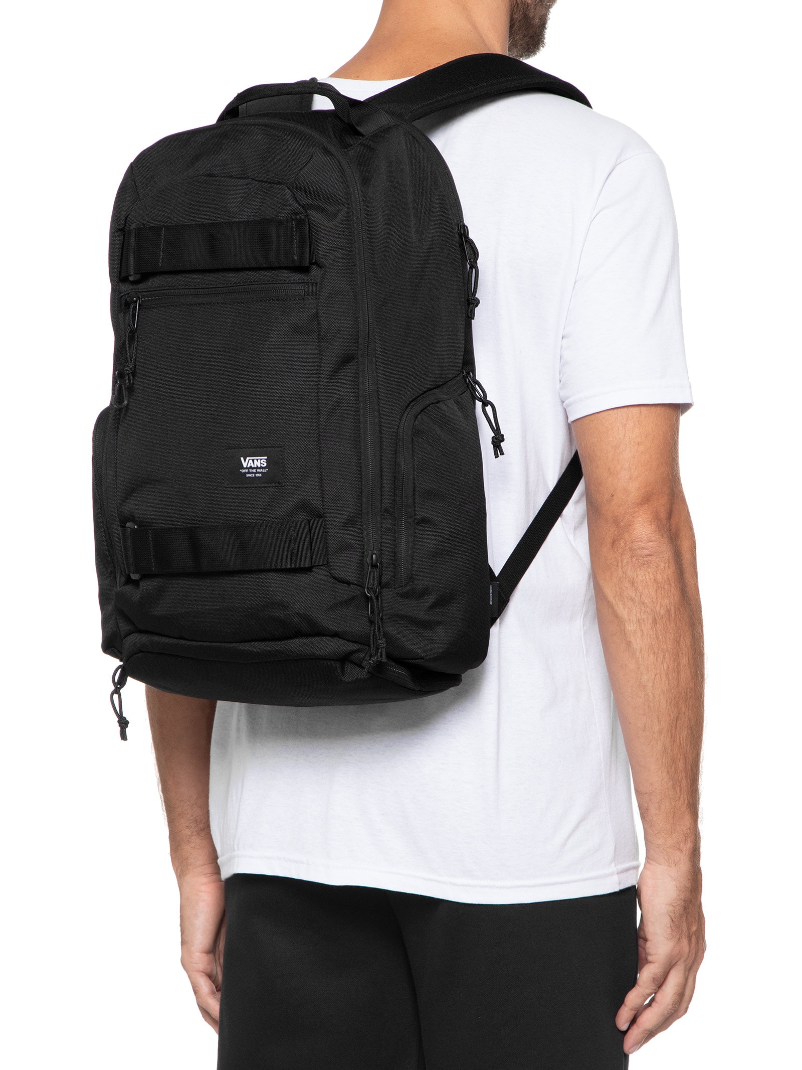 Mochila Obstacle Skatepack Black Ripstop - Preto - Vans