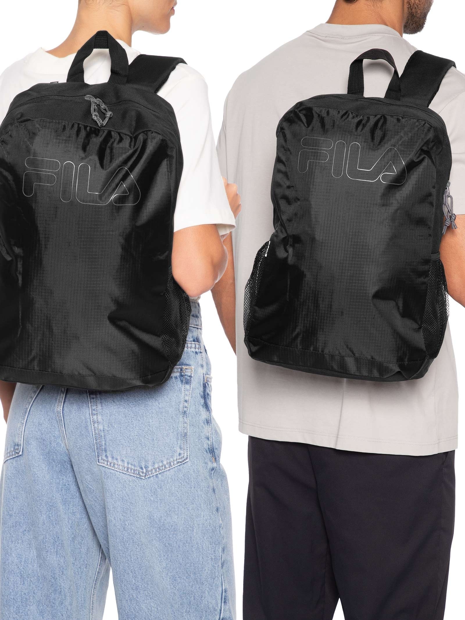 Mochila Unisex Basic Outline  Preto Fila