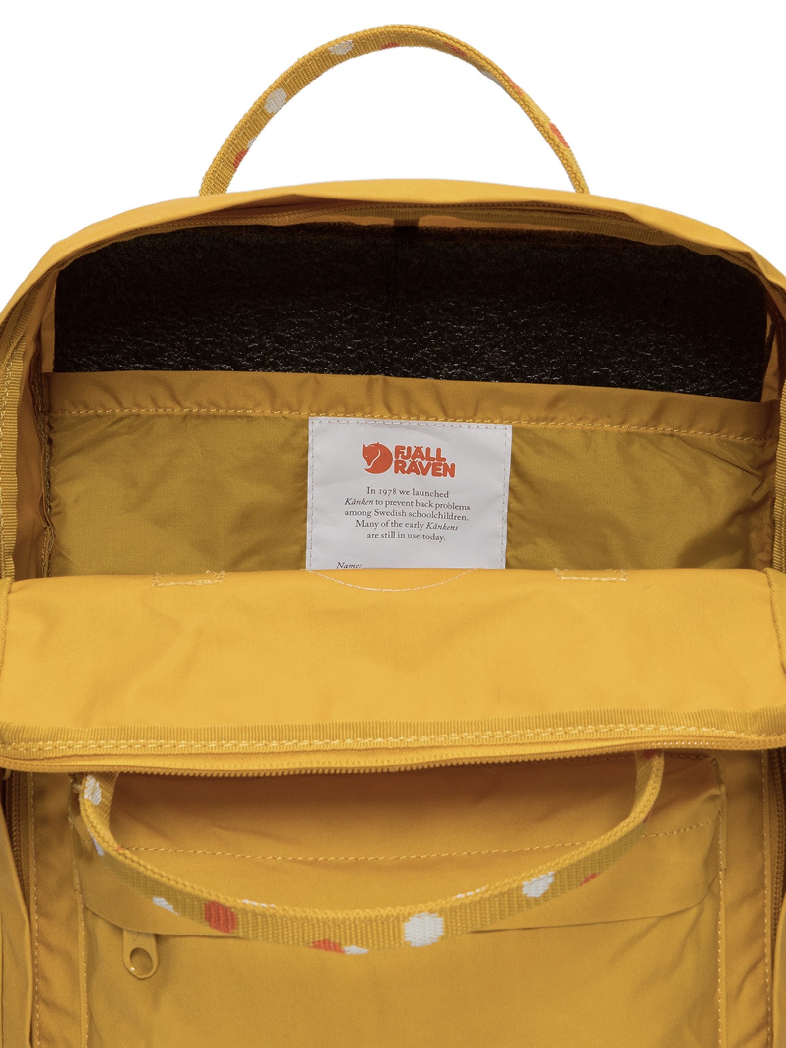 Mochila Unissex Adulto Kank Frost Confetti Pattern Uni - Amarelo