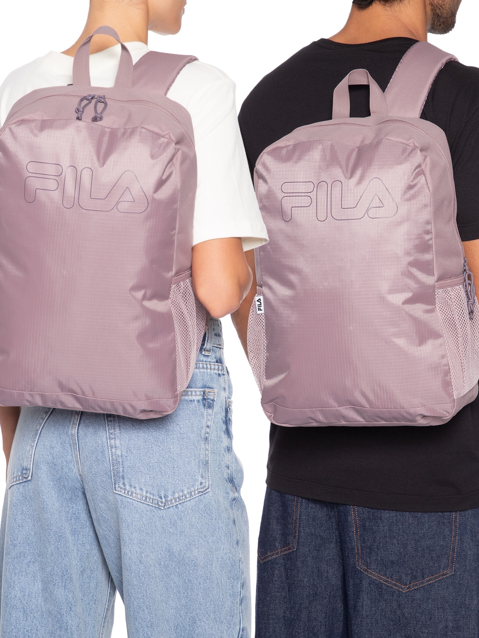 Mochila Unissex Basic Outline  Rosa Fila