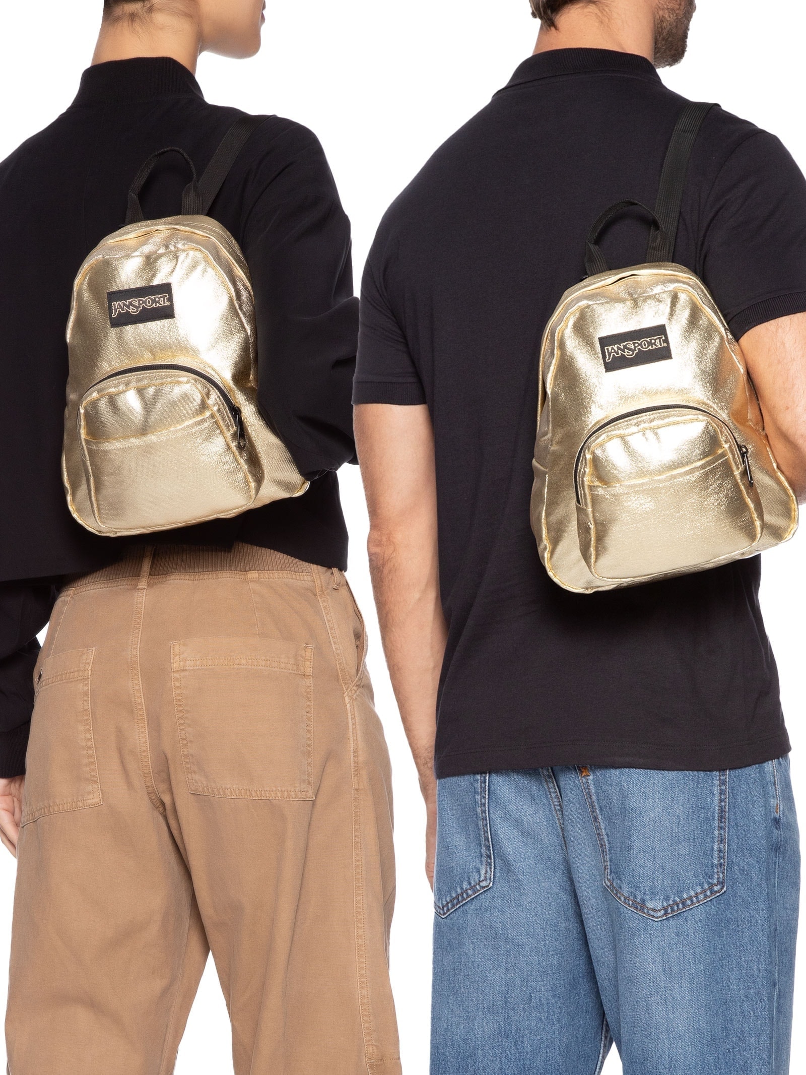Mochila Unissex Half Pint Fx Dourado Jansport