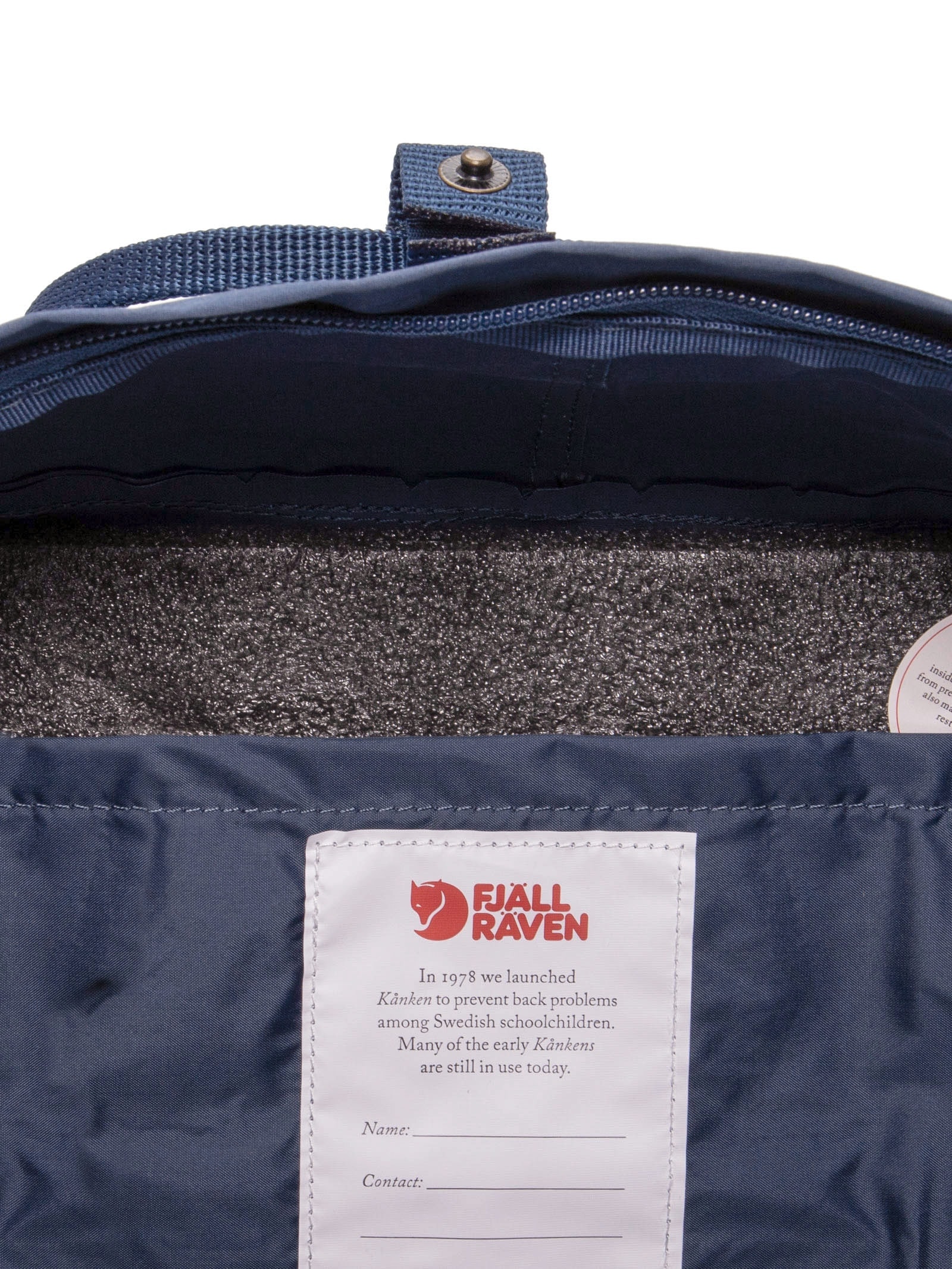 Mochila Unissex Kânken Clássica Azul Fjällräven