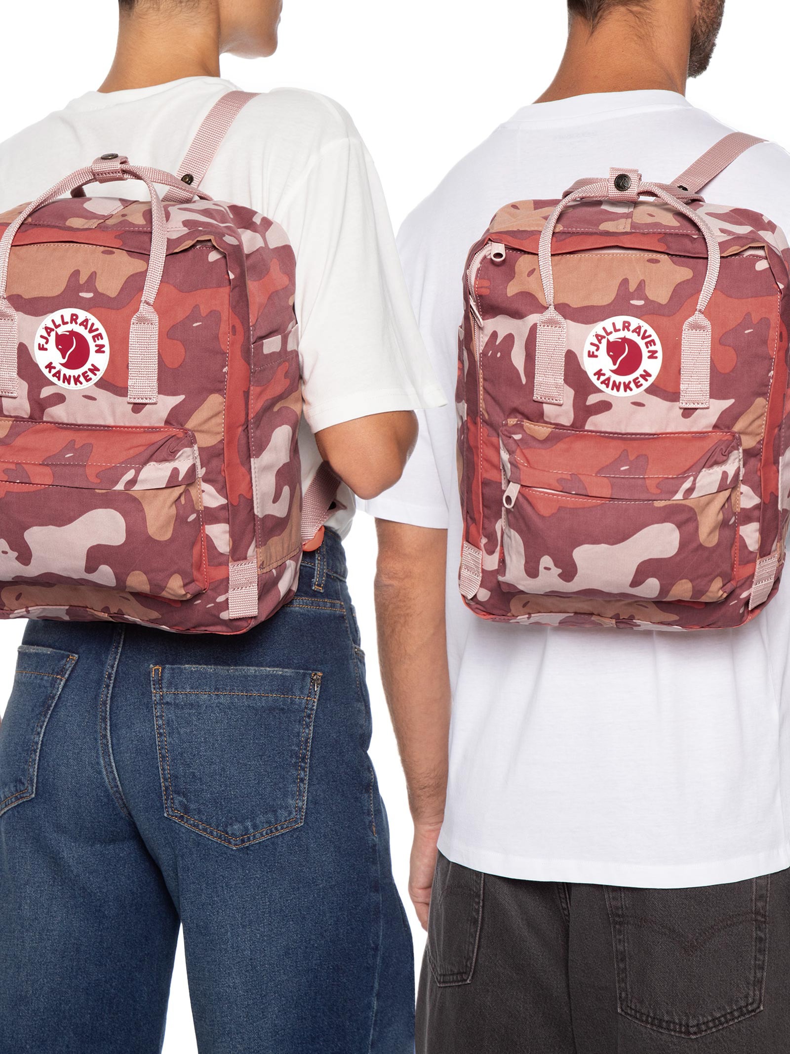 Mochila Unissex Kånken Graphics Rosa Fjällräven