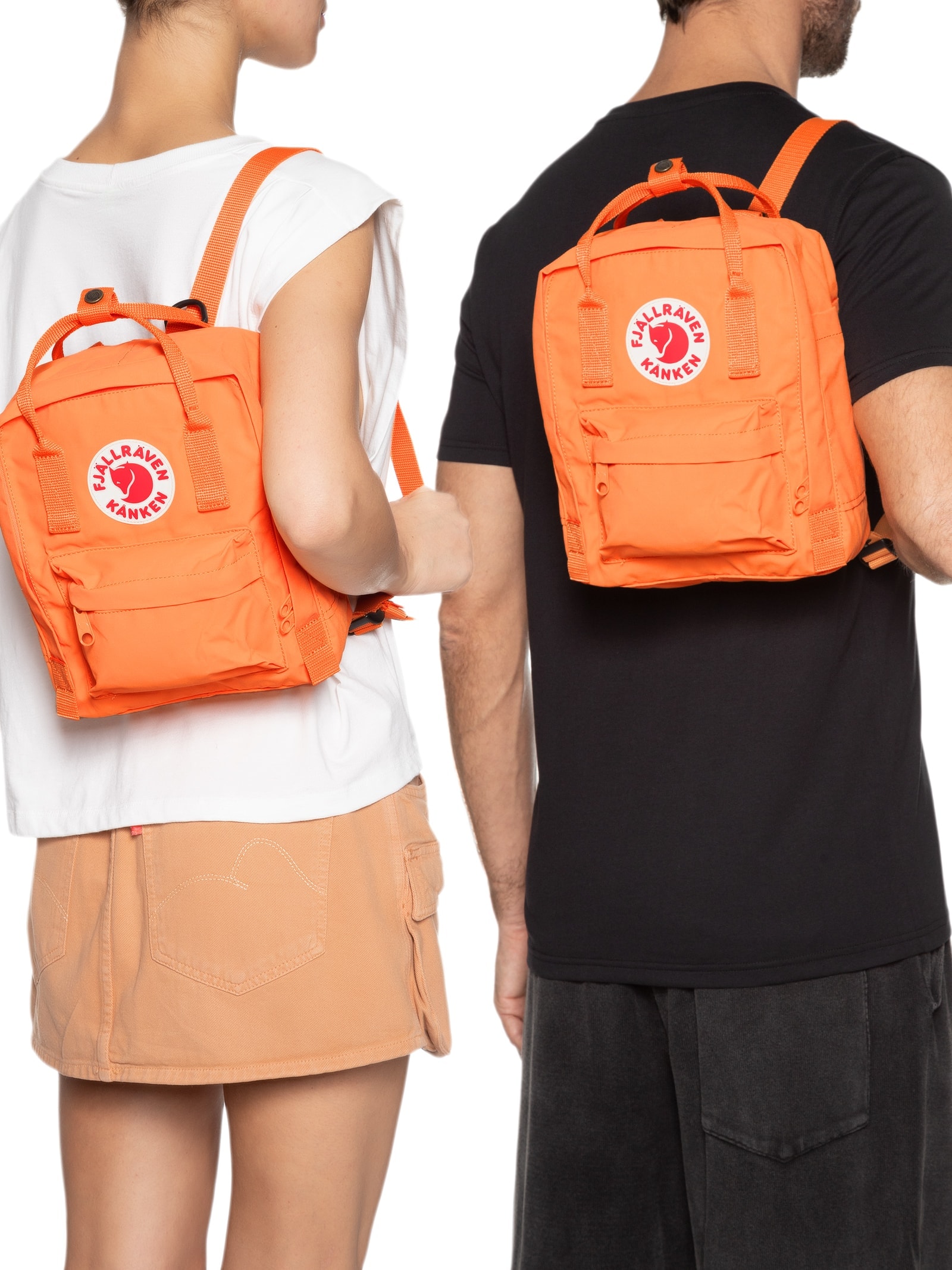 Mochila Unissex Kånken Mini Laranja Fjällräven