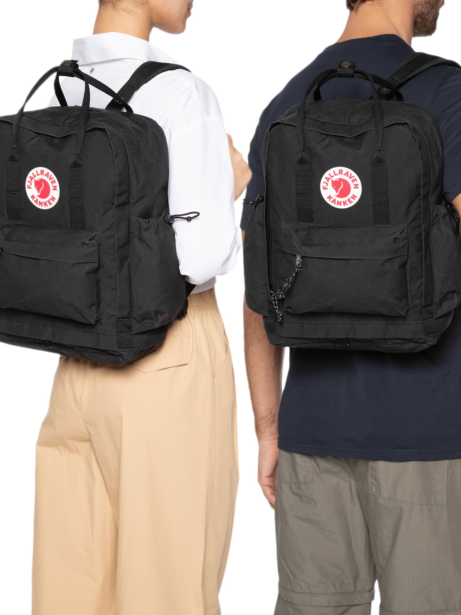 Fjällräven - Mochila Unissex Kânken Outlong - Preto