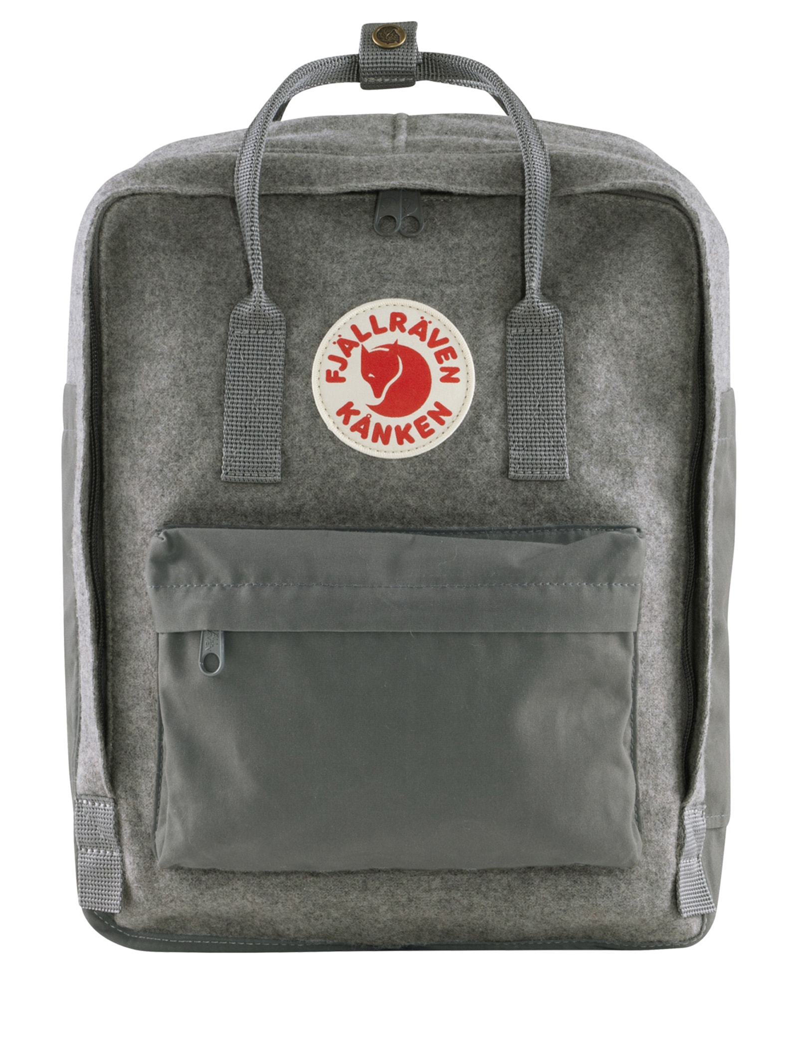 Fjällräven - Mochila Unissex Kånken Re-Wool - Cinza