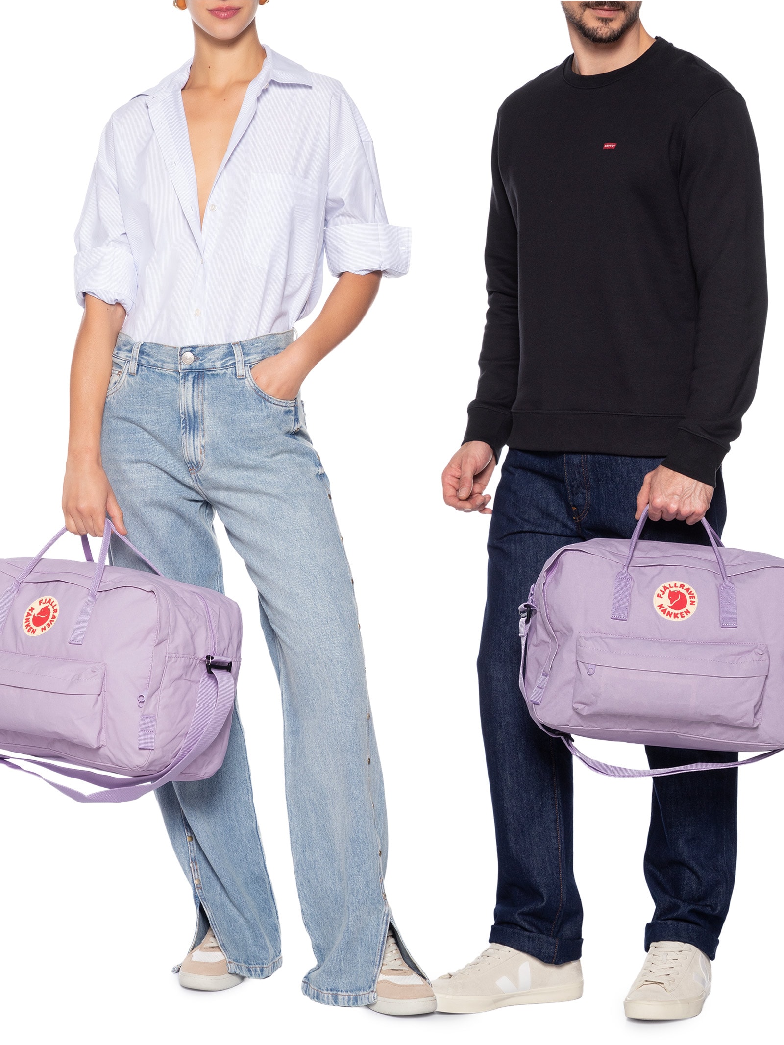 Fjällraven - Mochila Unissex Kånken Weekender - Lilás