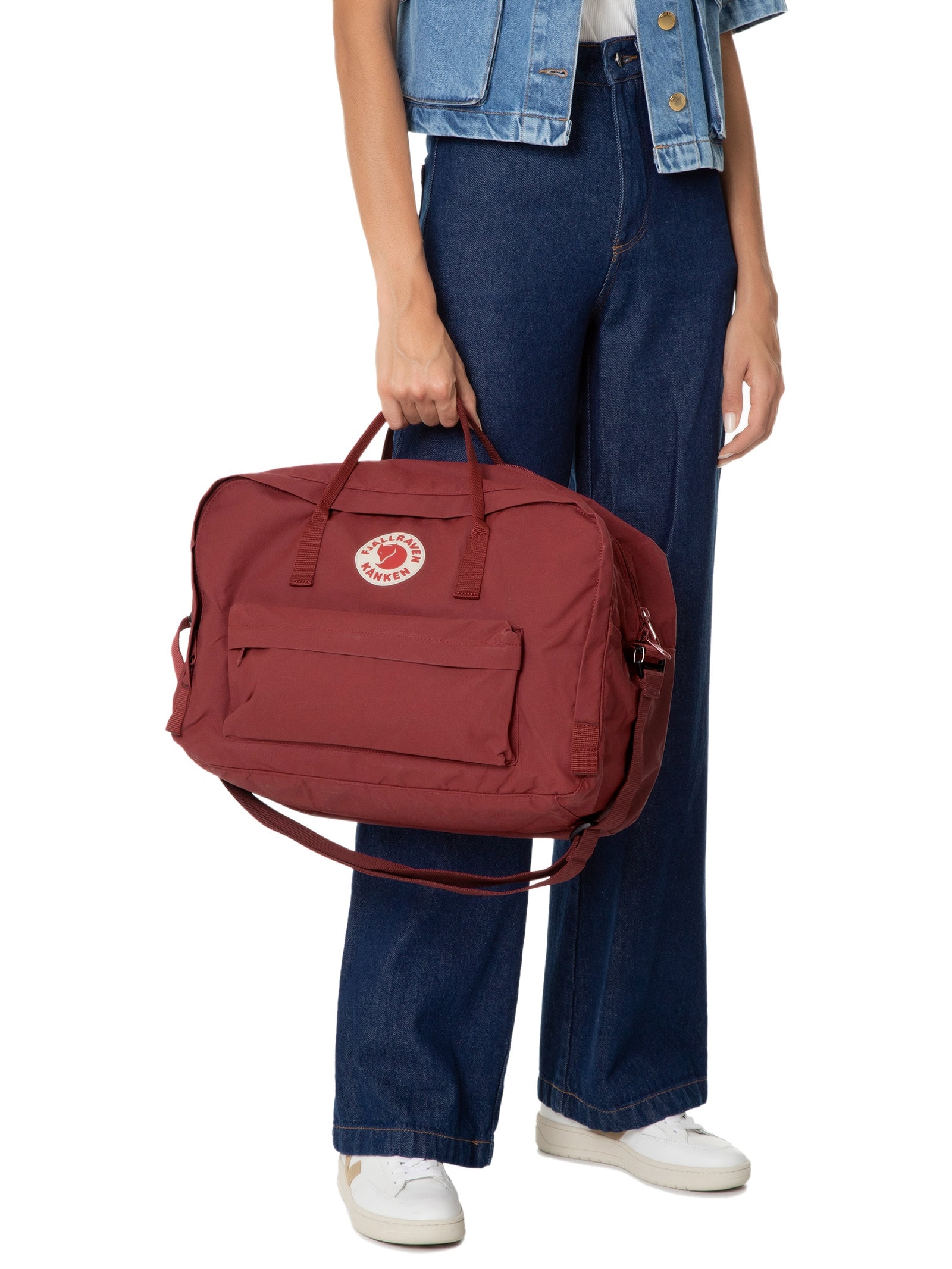 Mochila Unissex Kånken Weekender Vermelho Fjällräven