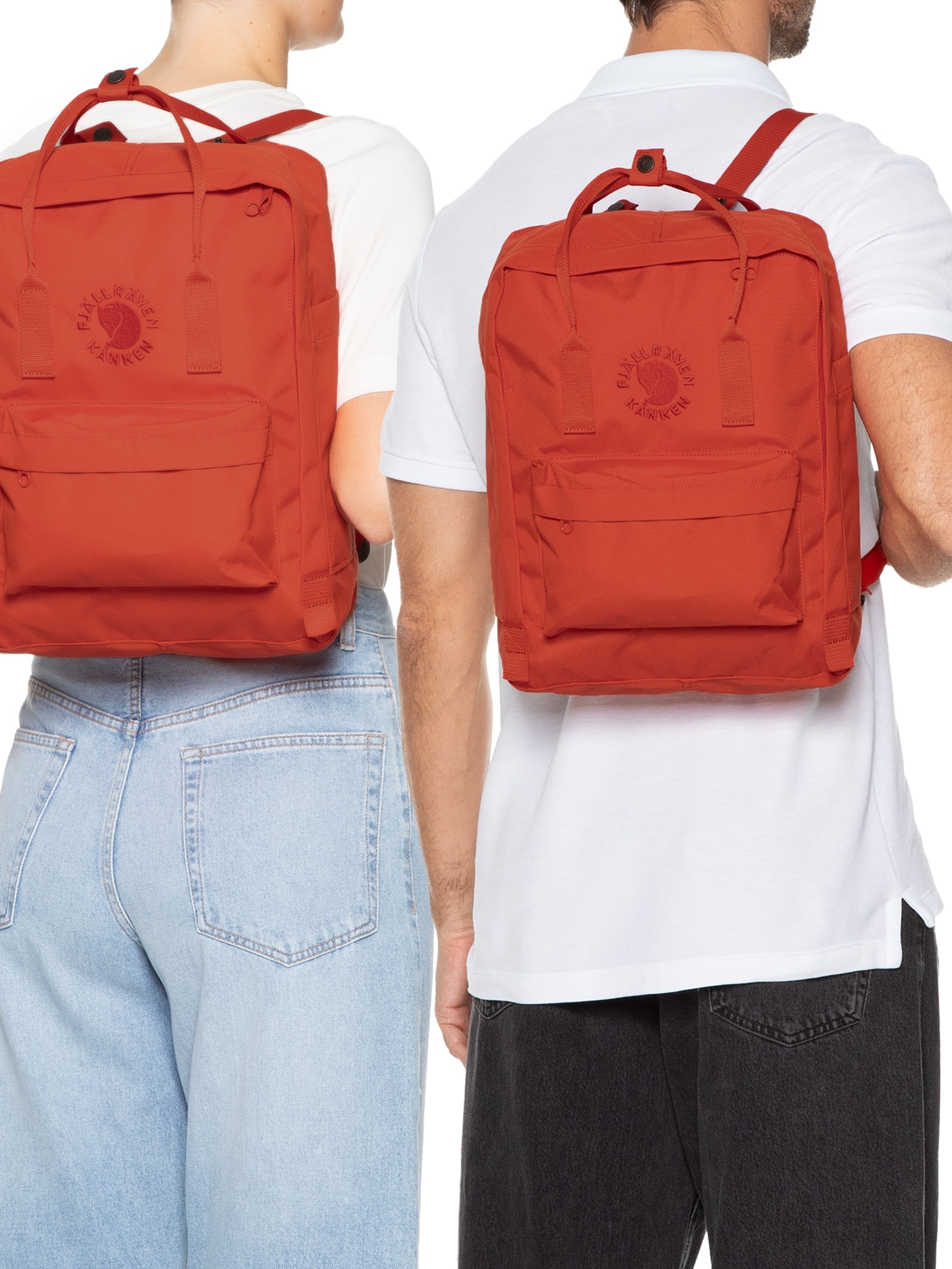 レフィル Fjällräven - Mochila Unissex Re-Kånken - Laranja