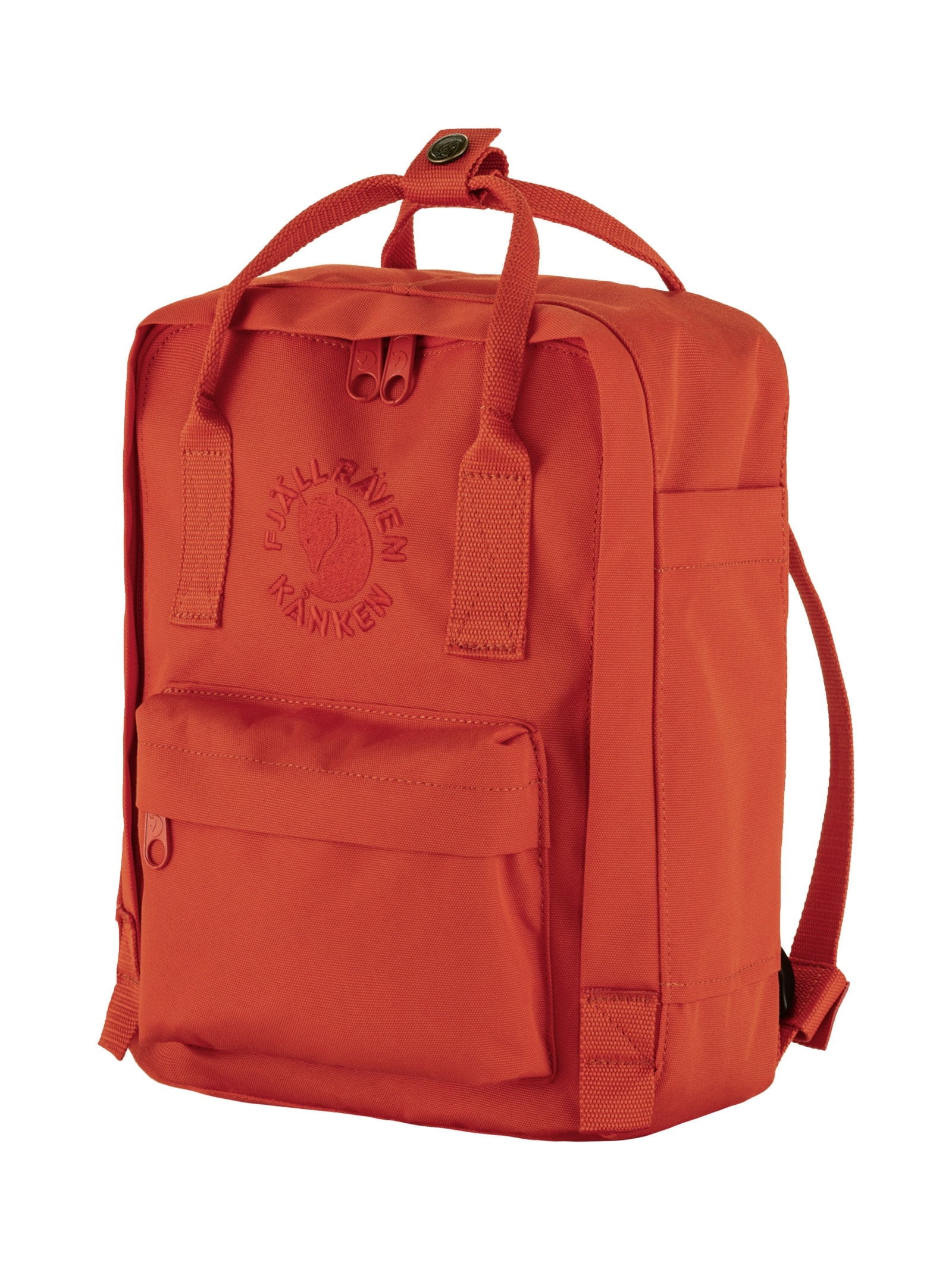 Mochila Unissex Re-Kânken Mini Laranja Fjällräven