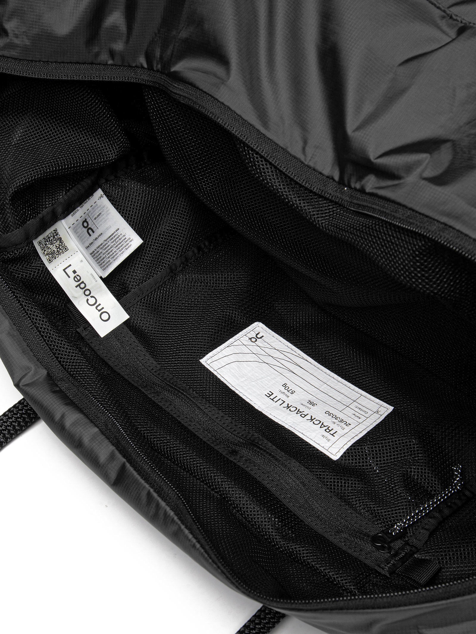 Mochila Unissex Track Pack 35L Lite Preto On Running