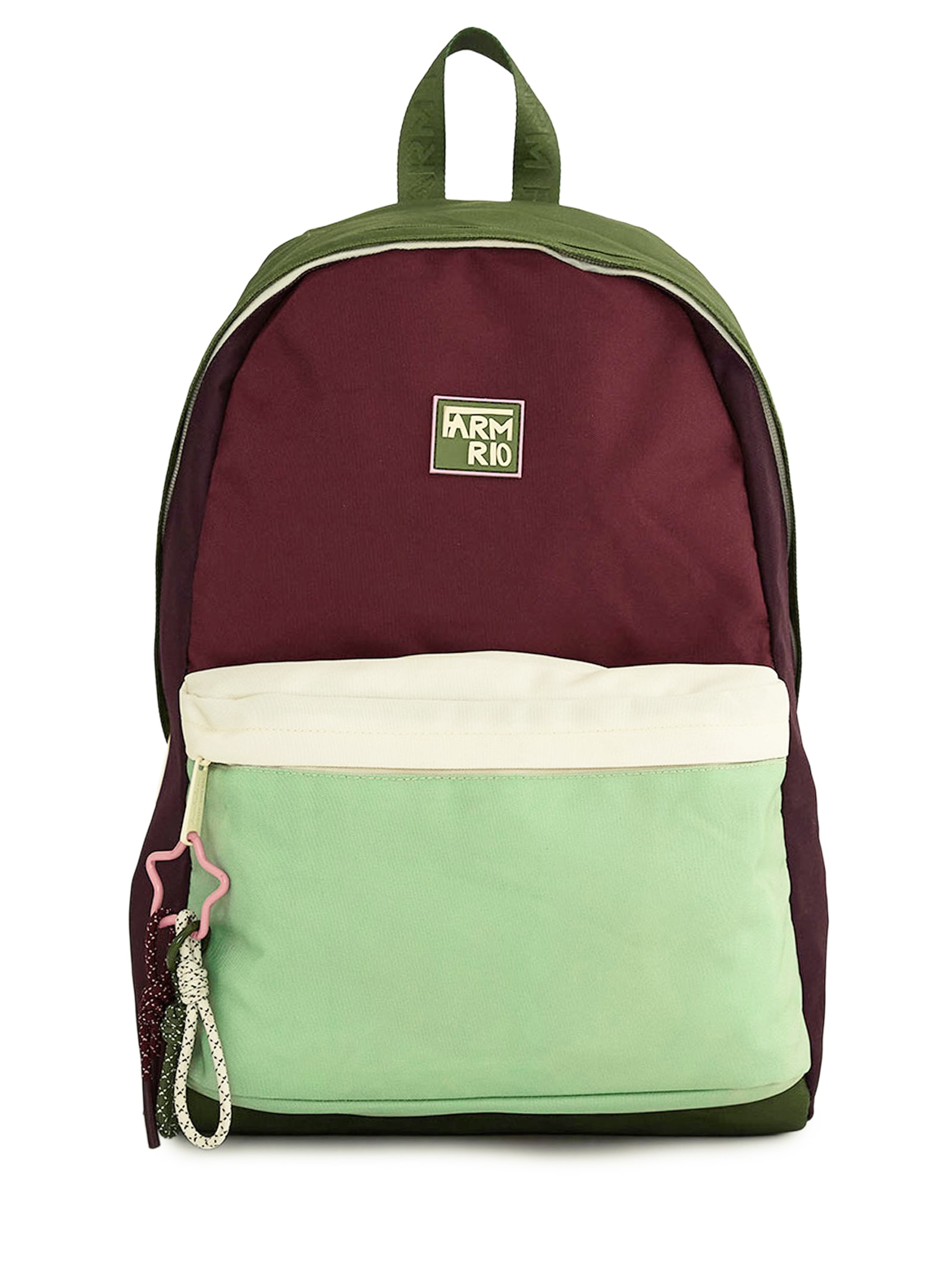 Mochila Xodó  Colorblocking Verde Farm Etc