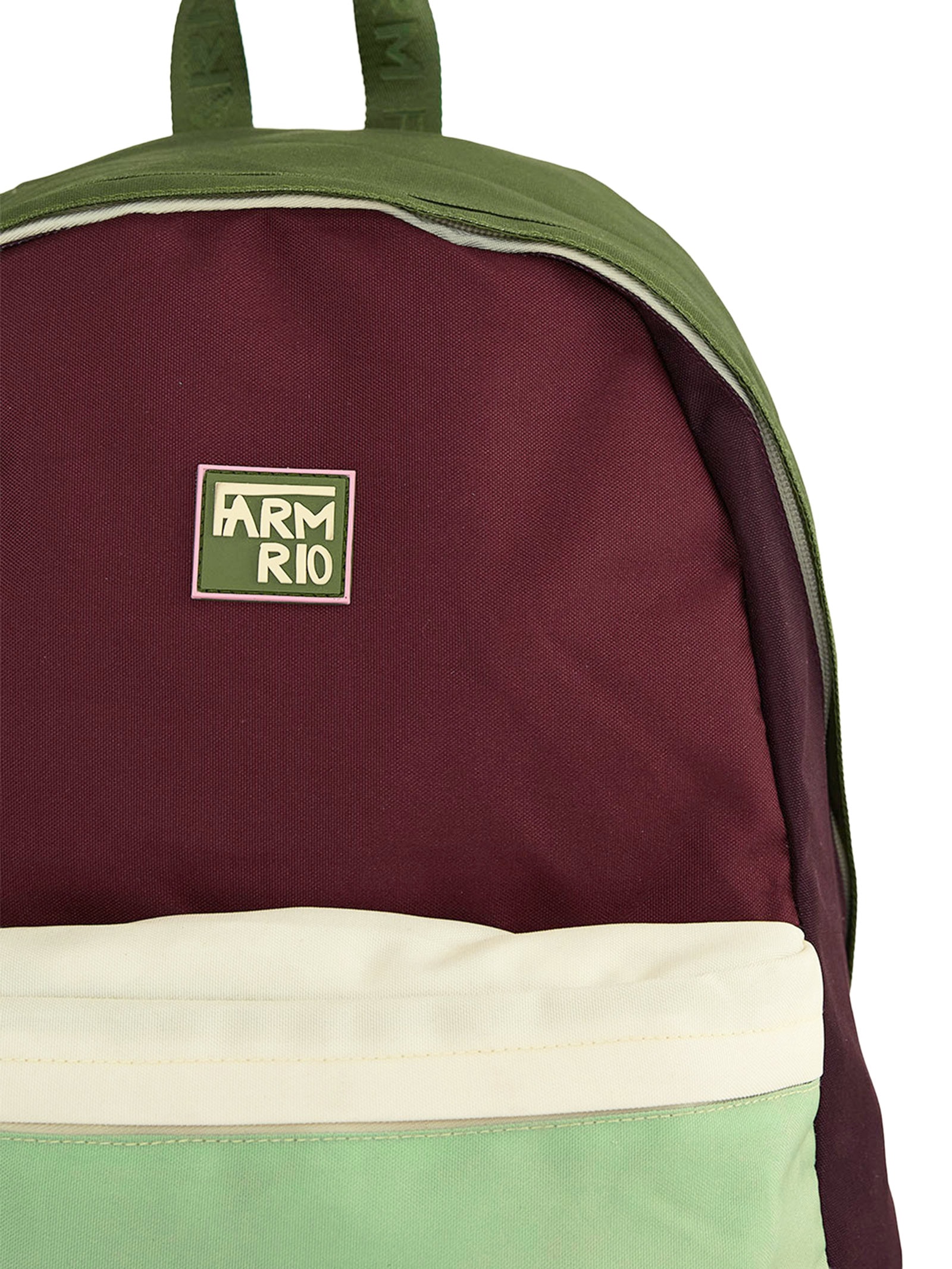 Mochila Xodó  Colorblocking Verde Farm Etc
