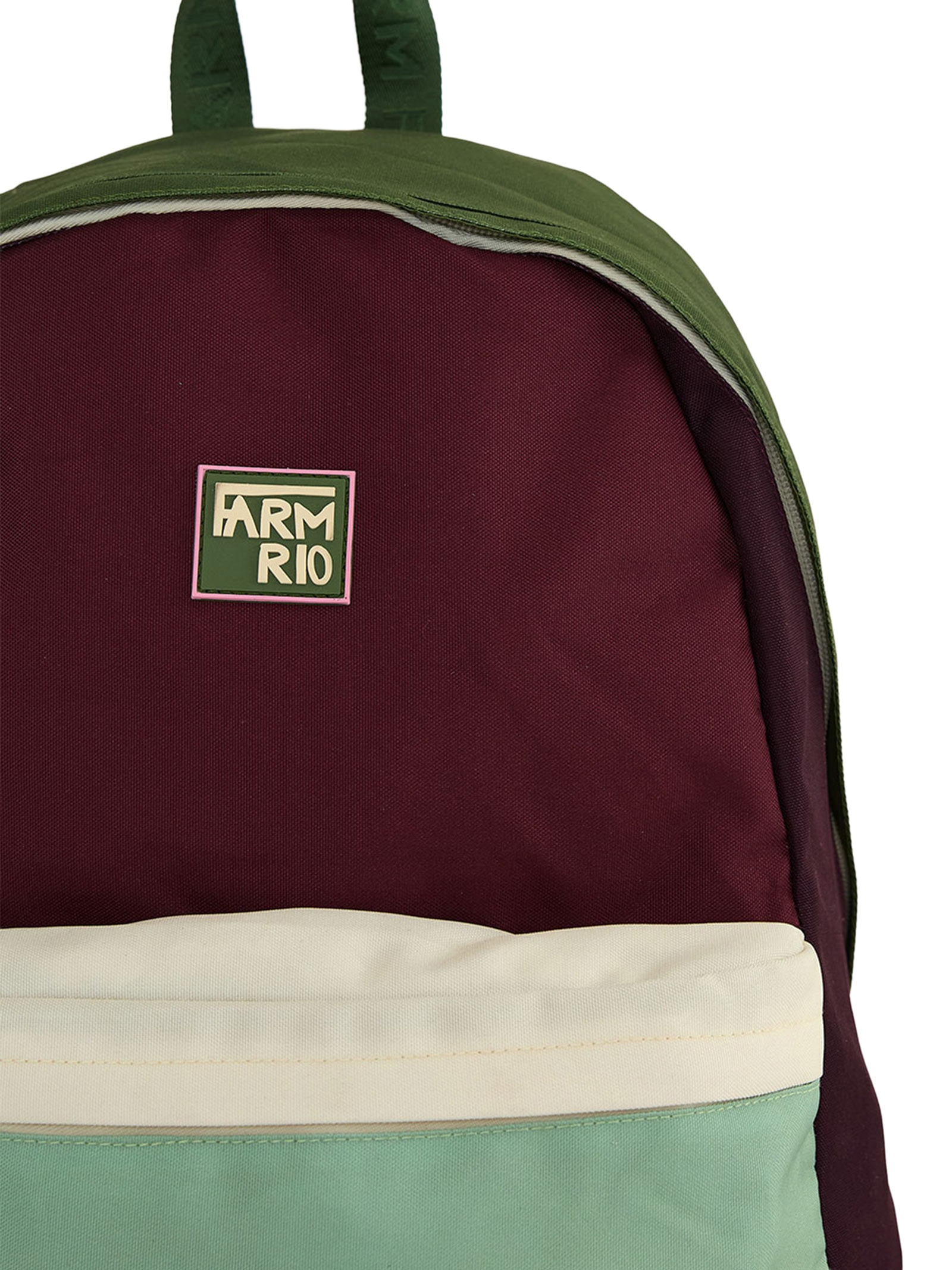 Mochila Xodó  Colorblocking Verde Farm Etc