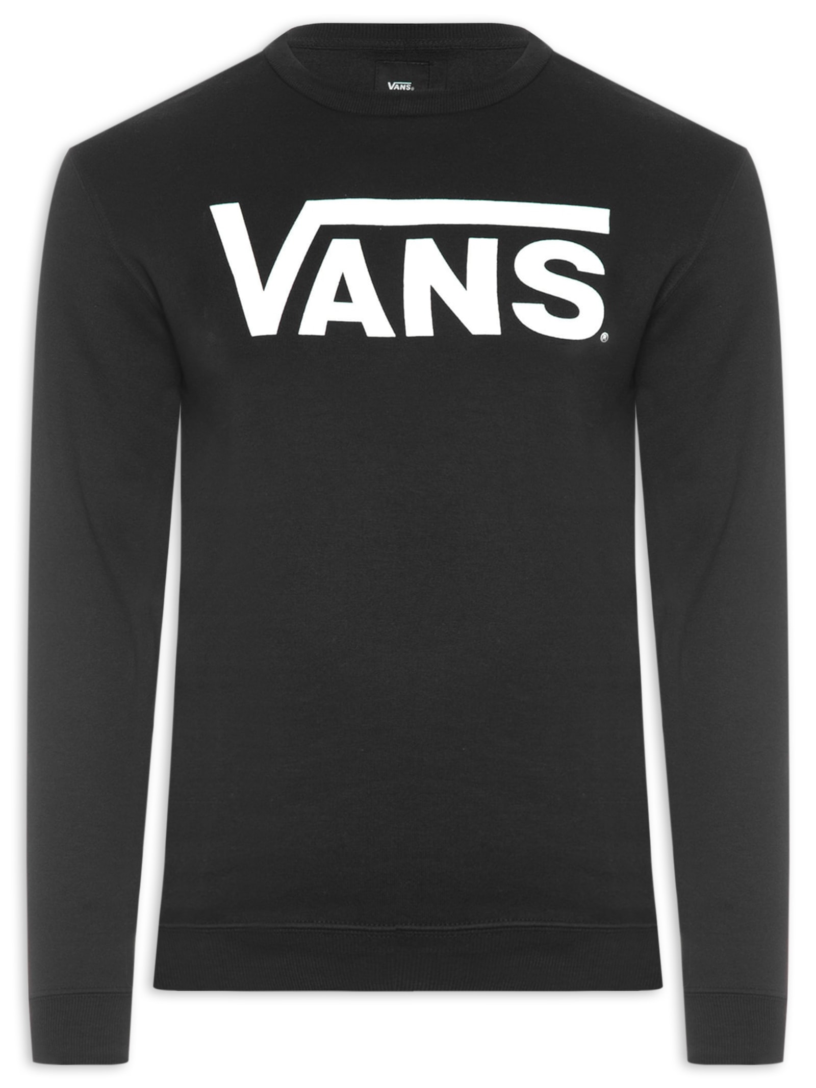 Moletom Algodão Preto Vans