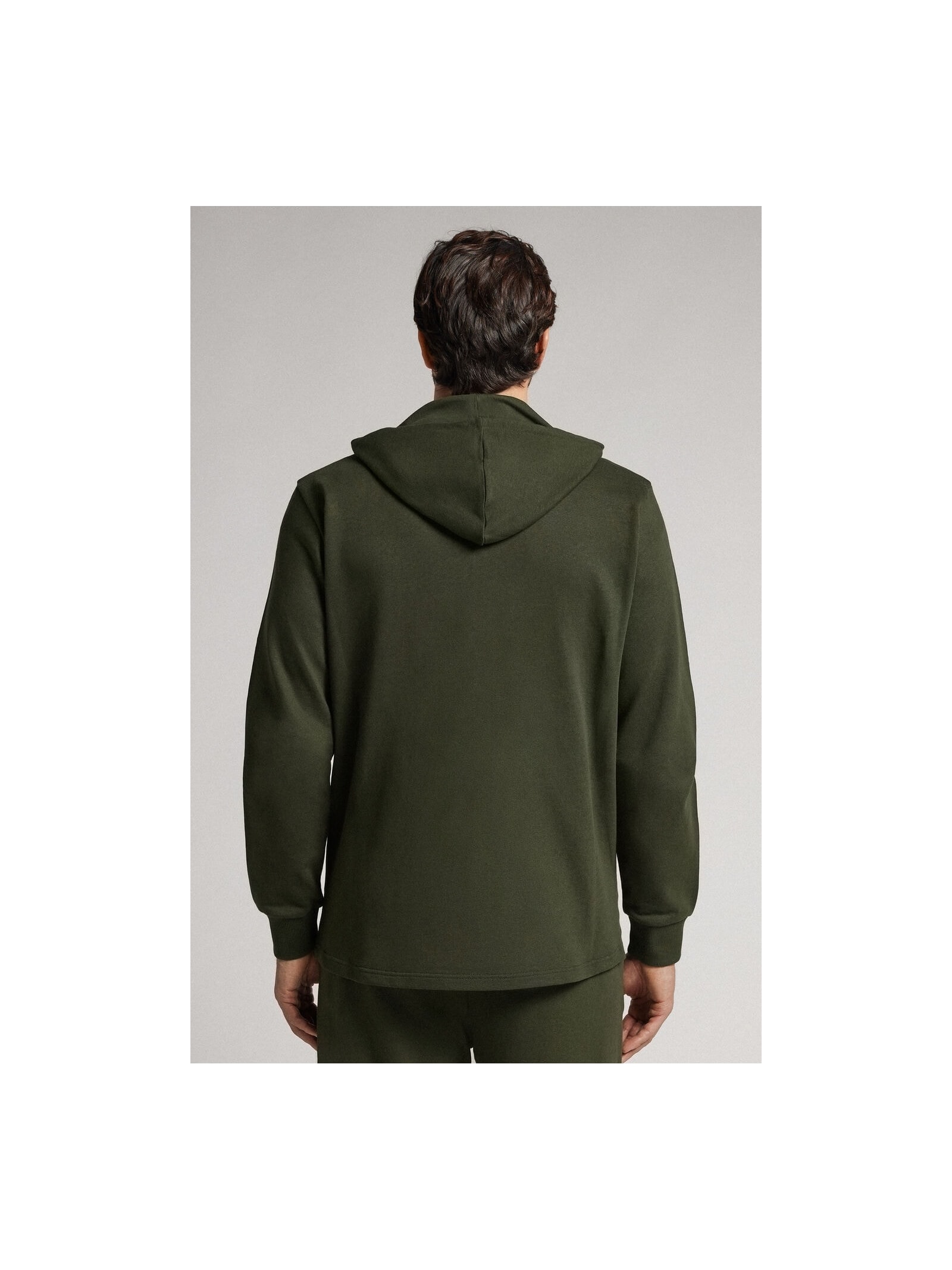 Moletom Em Algodão Com Zíper Verde Intimissimi