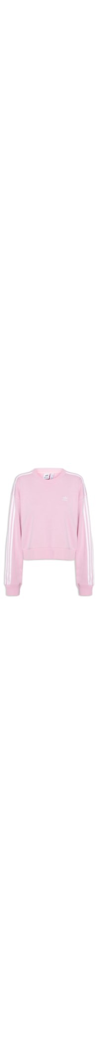 Moletom Feminino 3 Stripes - Rosa