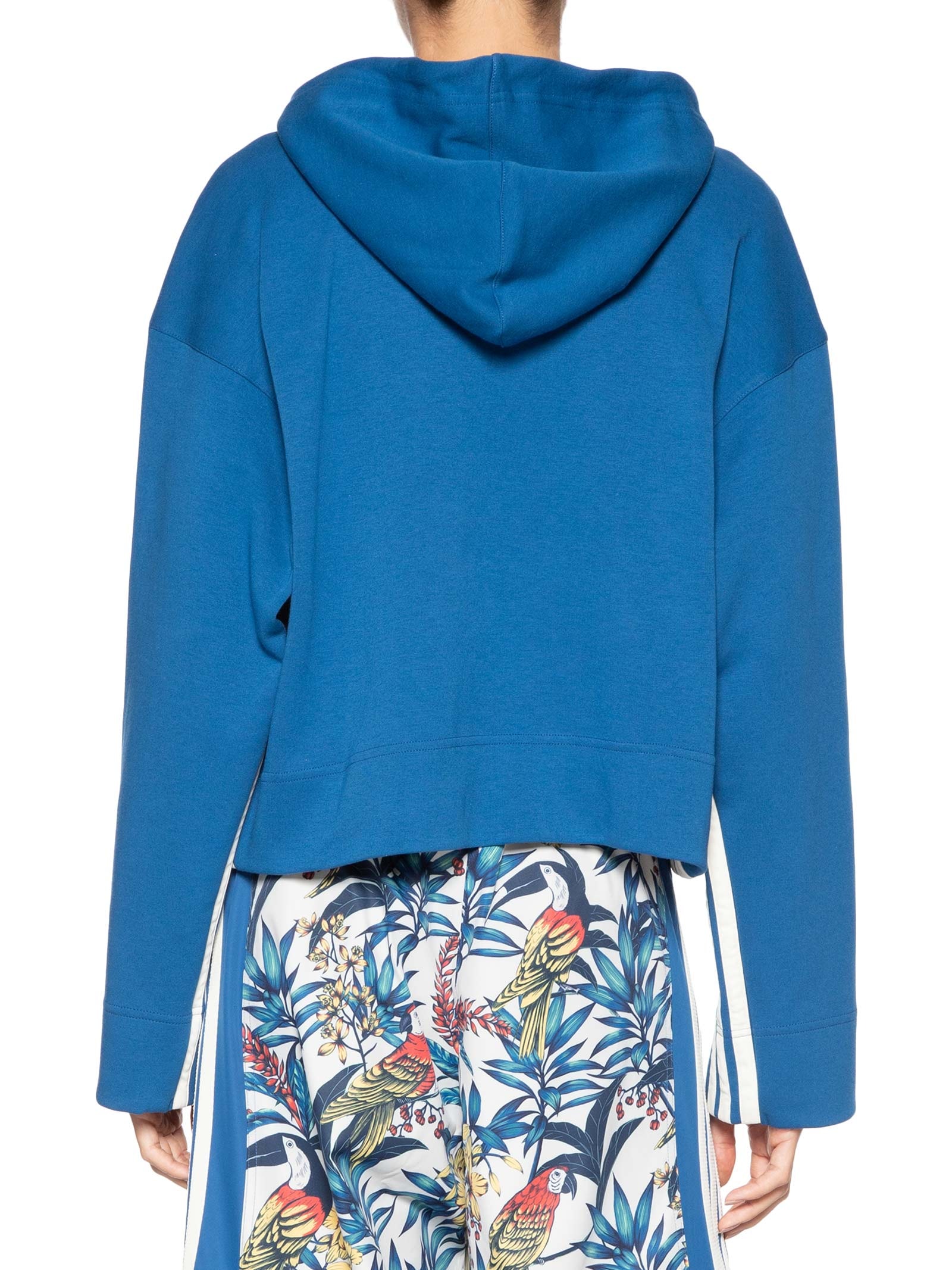 Moletom Feminino Azul Adidas + Farm