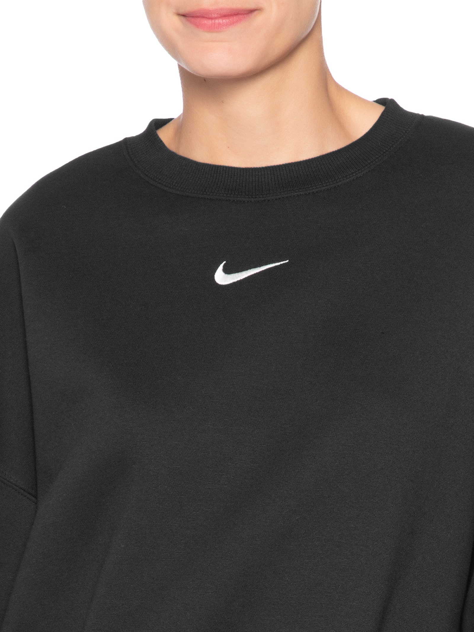 Moletom Feminino Blusão Phoenix Fleece Preto Nike