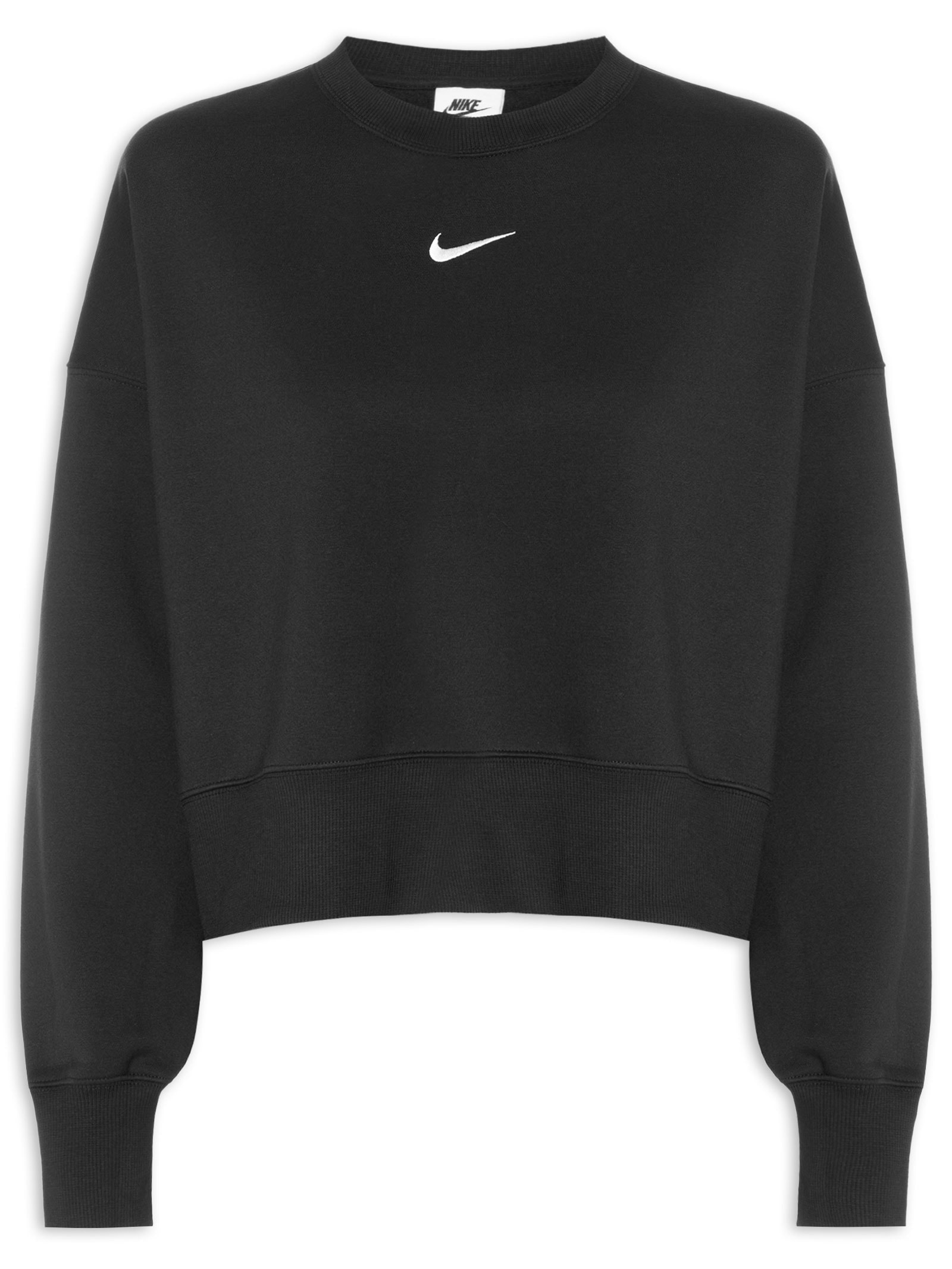 Moletom Feminino Blusão Phoenix Fleece Preto Nike
