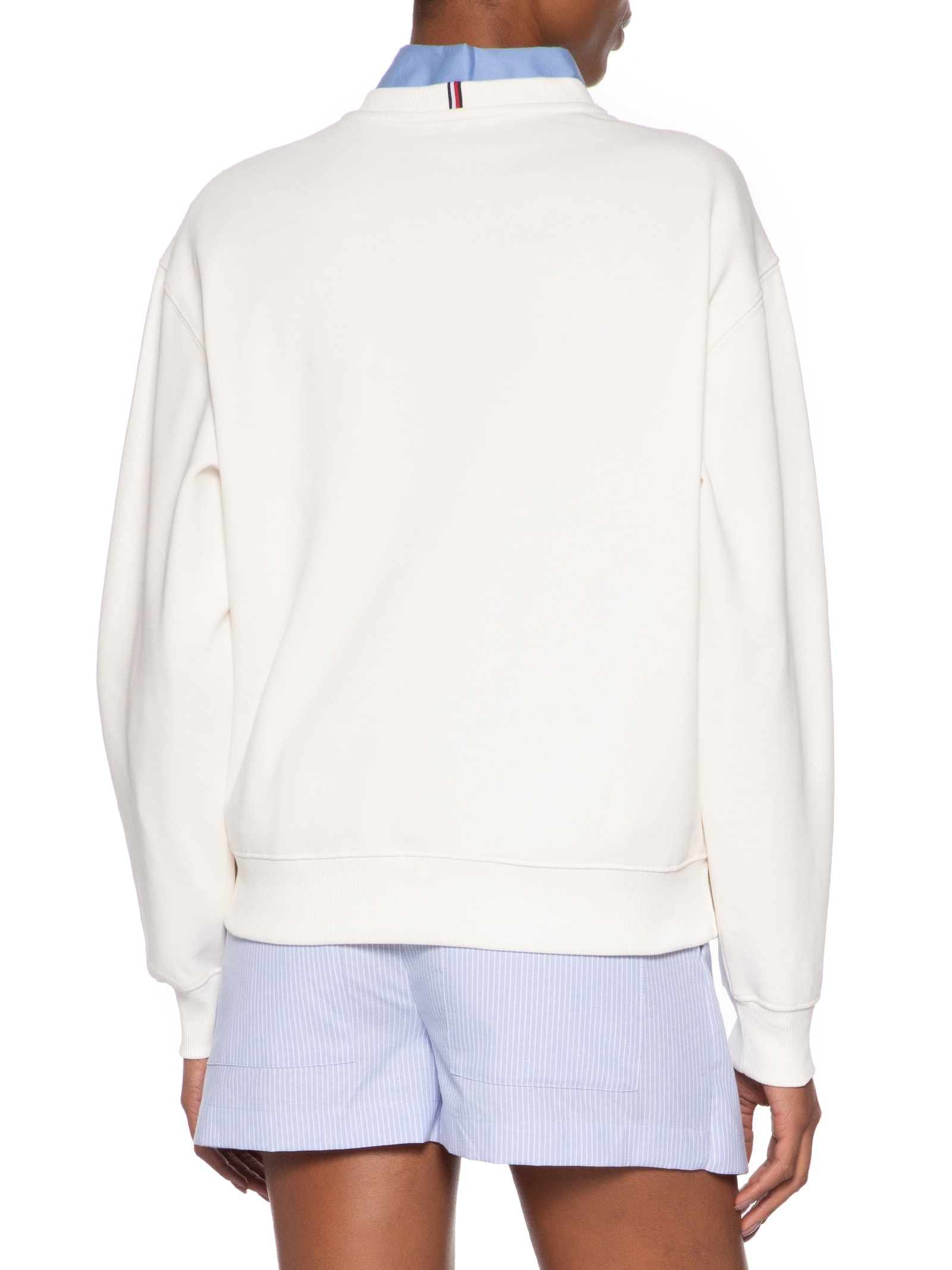 Moletom Feminino Careca Dog C-NK Swtshirt Branco Tommy Hilfiger