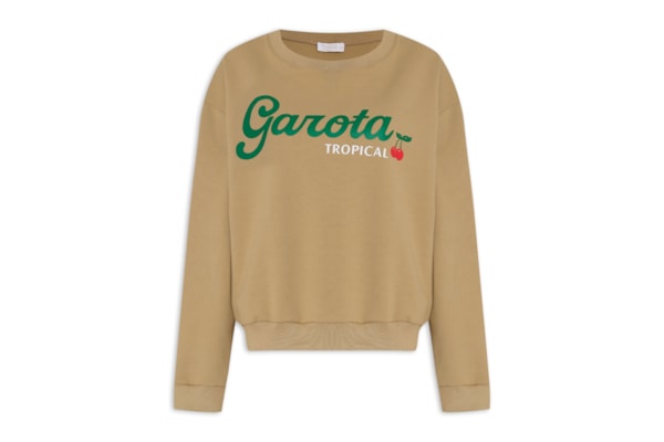 Moletom Feminino Carina - Bege