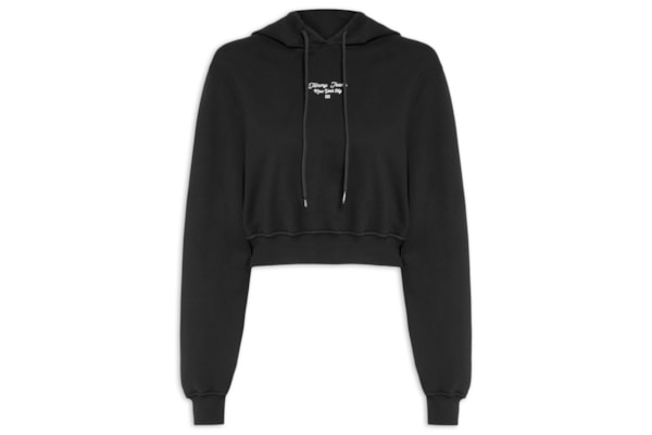 Moletom Feminino Essential Logo Hoodie – Preto