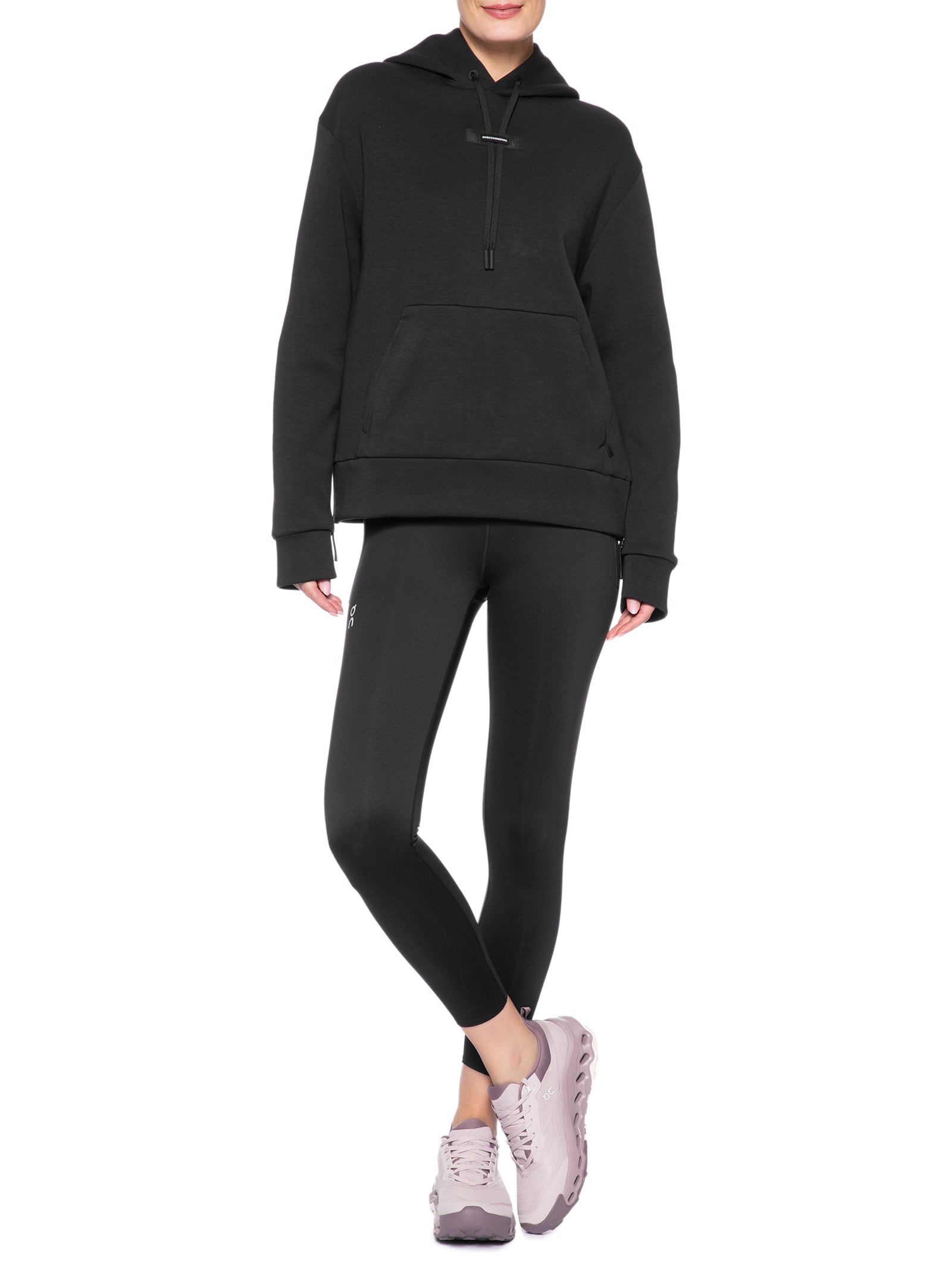 Moletom Feminino Focus Tech Hoodie Preto On Running