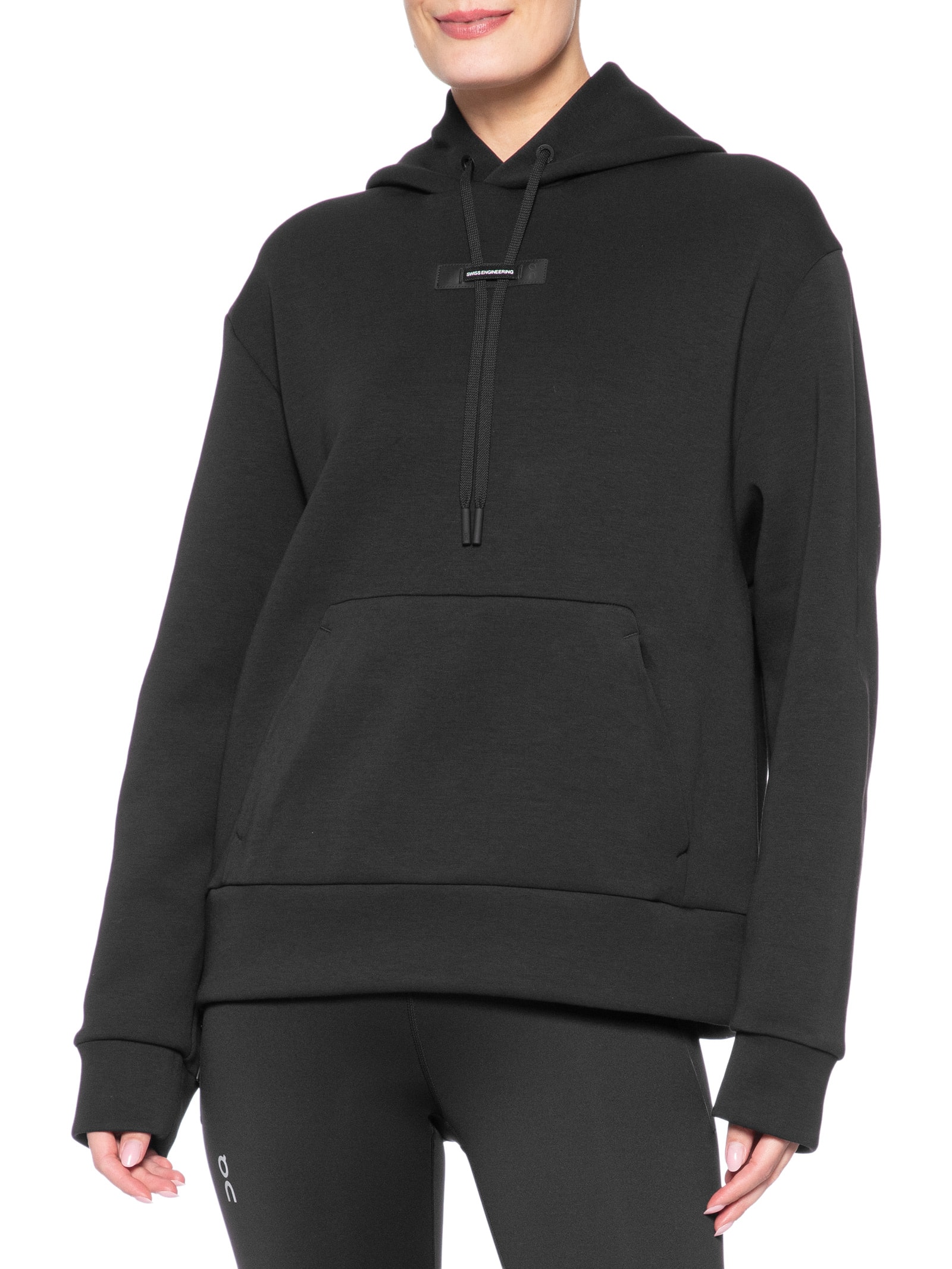 Moletom Feminino Focus Tech Hoodie Preto On Running