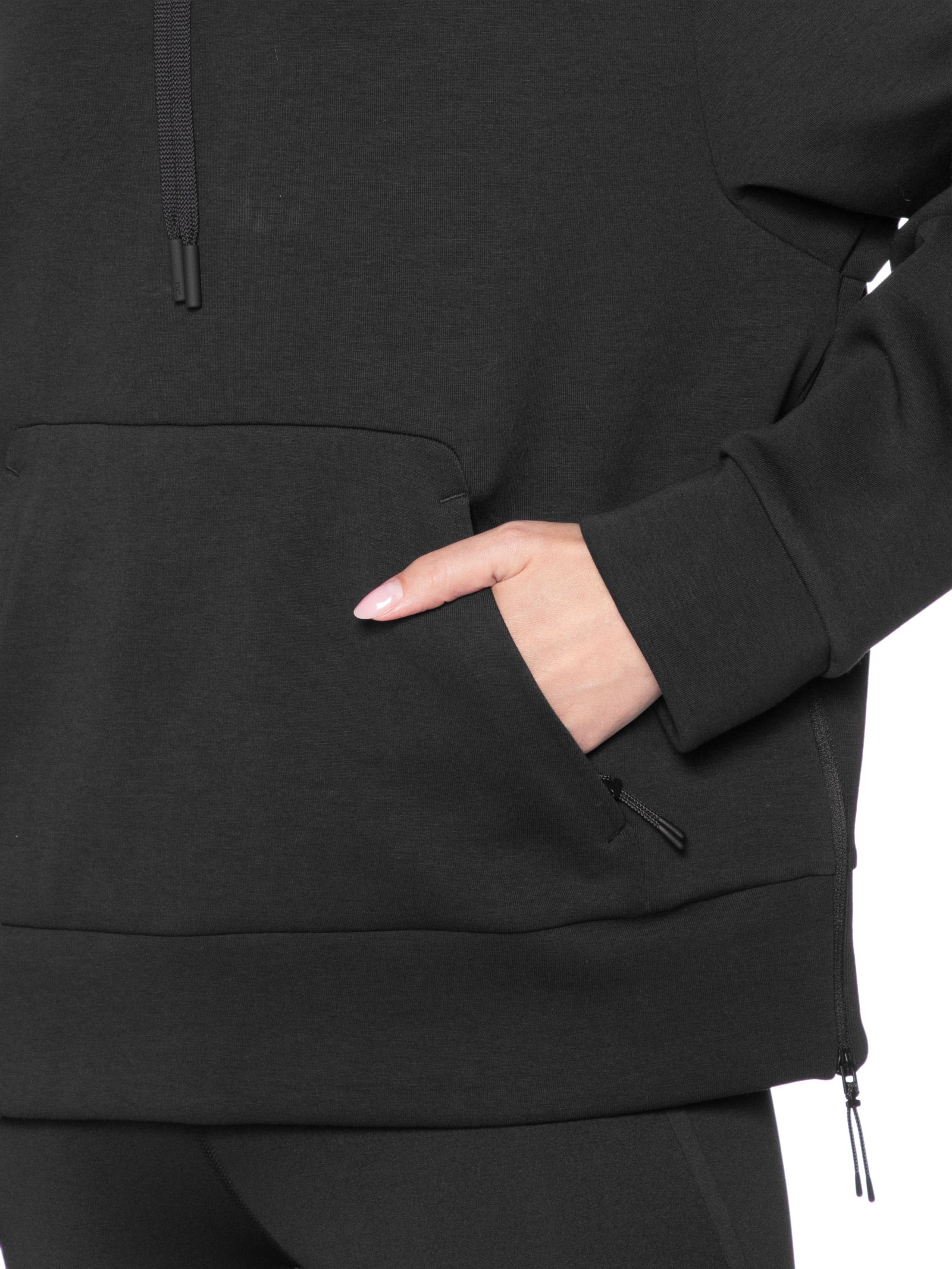 Moletom Feminino Focus Tech Hoodie Preto On Running