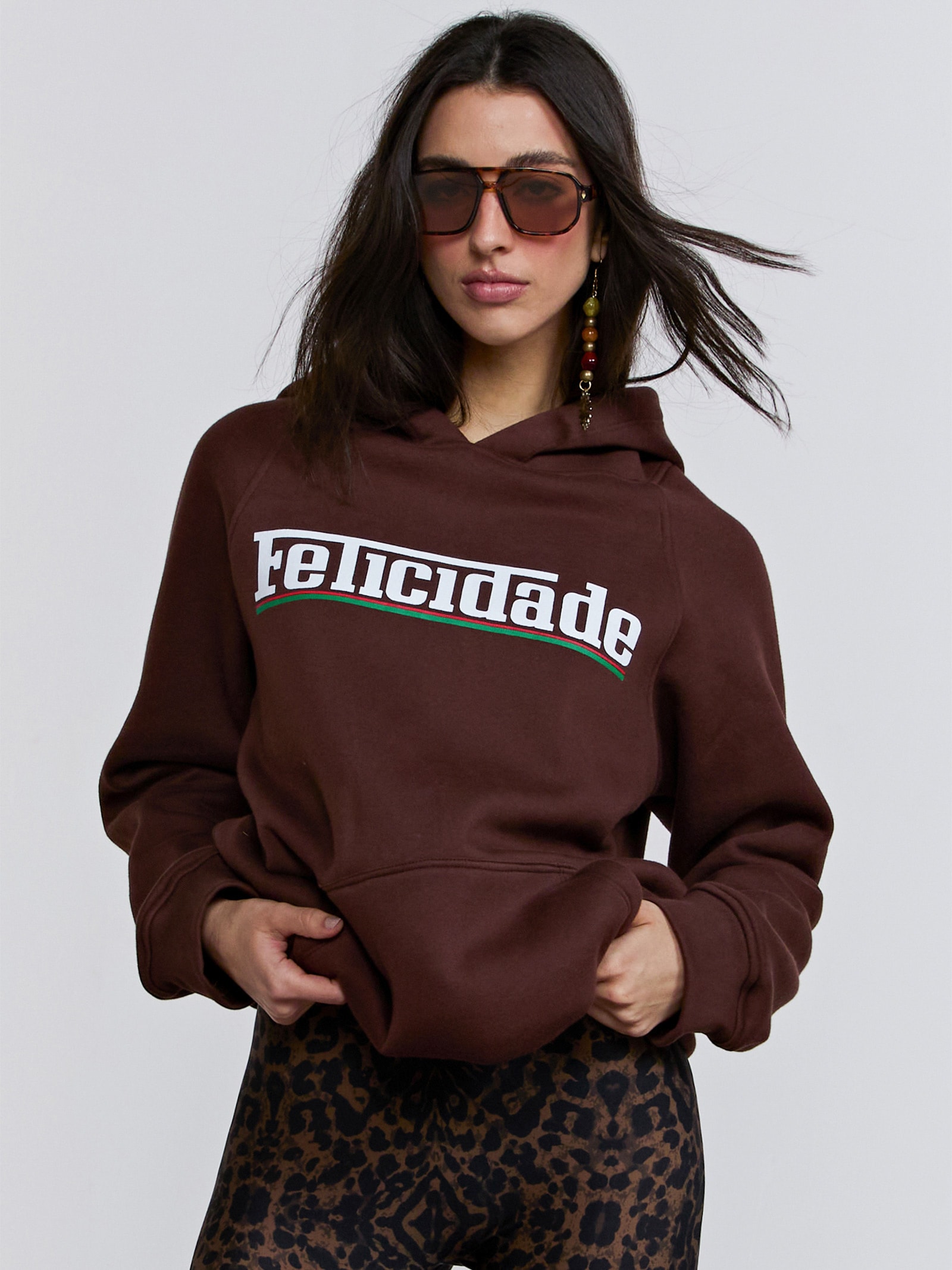 Moletom Feminino Jordan Marrom Triya