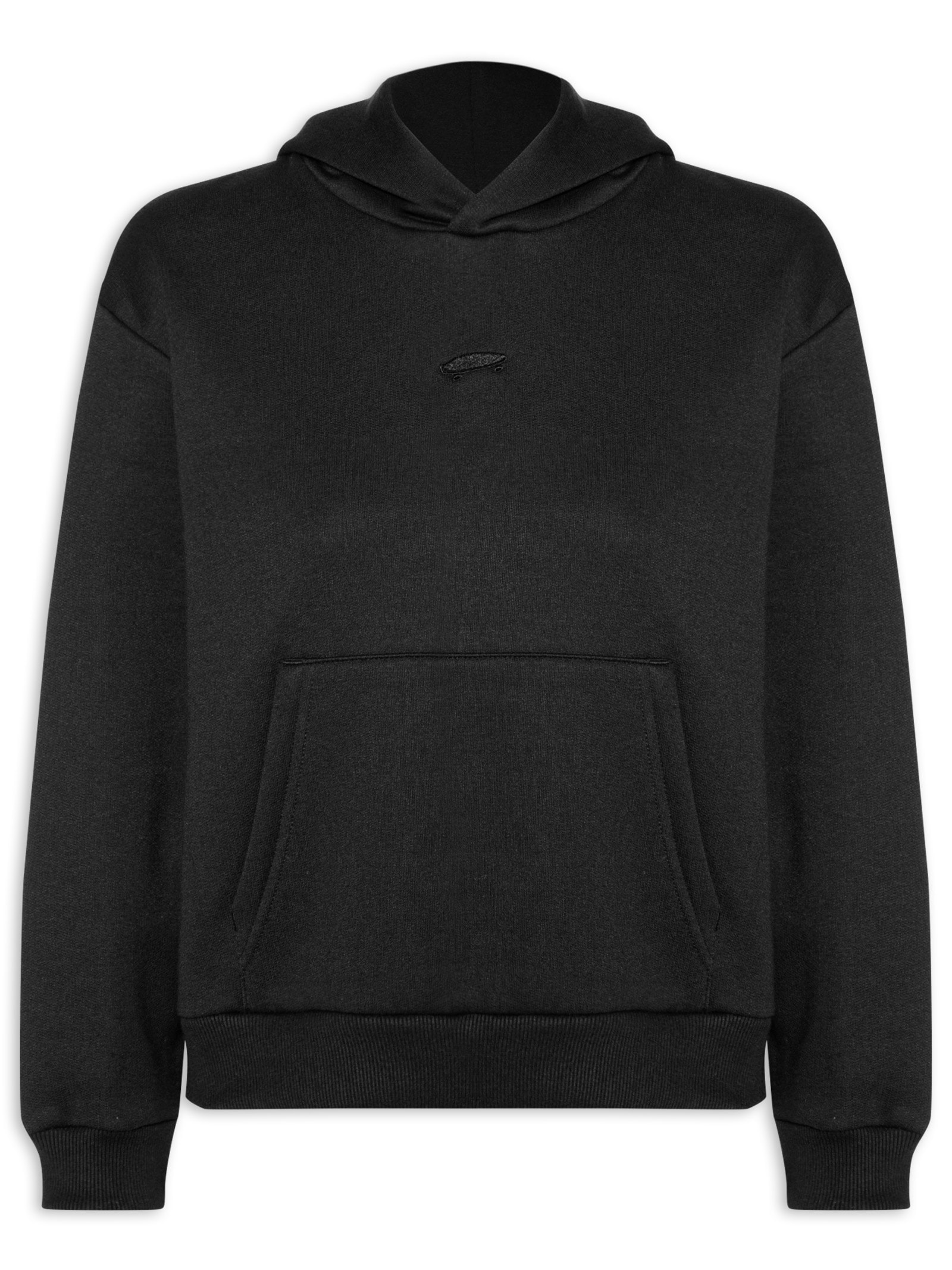 Moletom Feminino Salton Pullover Fleece Preto Vans