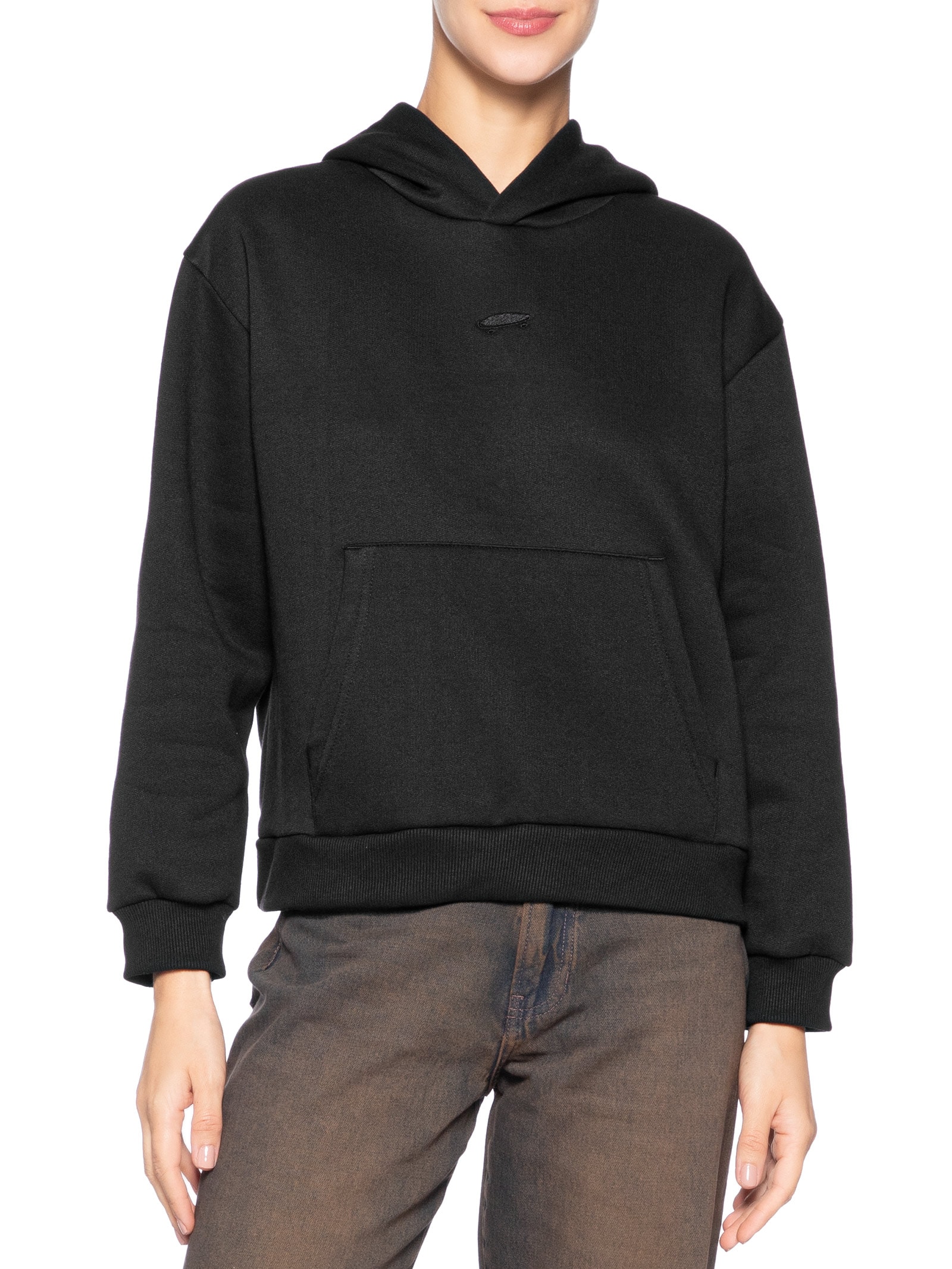 Moletom Feminino Salton Pullover Fleece – Preto Vans