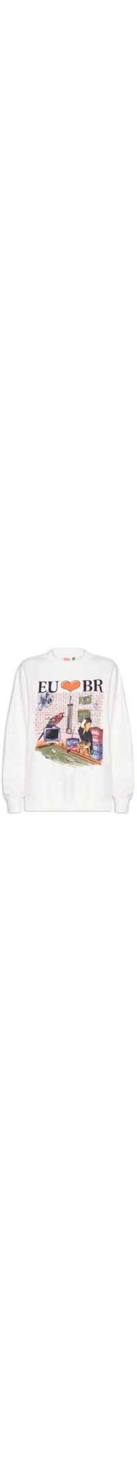 Moletom Feminino Sinuca de Bar – Branco