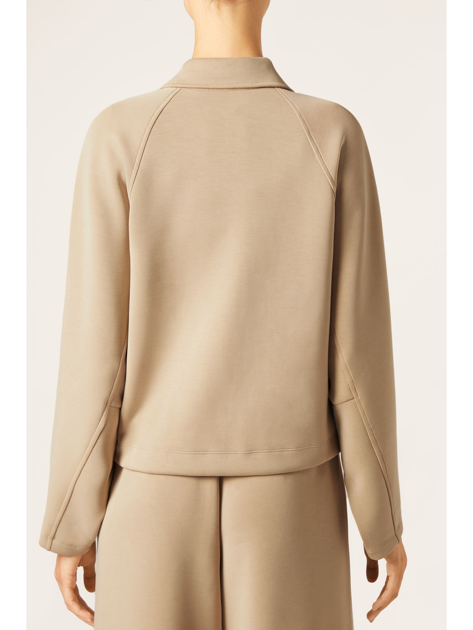 Moletom Luxe Lounge Com Bolsos Bege Calzedonia