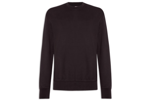 Moletom Masculino Authentic Gola Careca - Preto