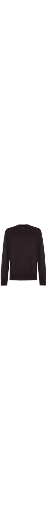 Moletom Masculino Authentic Gola Careca - Preto