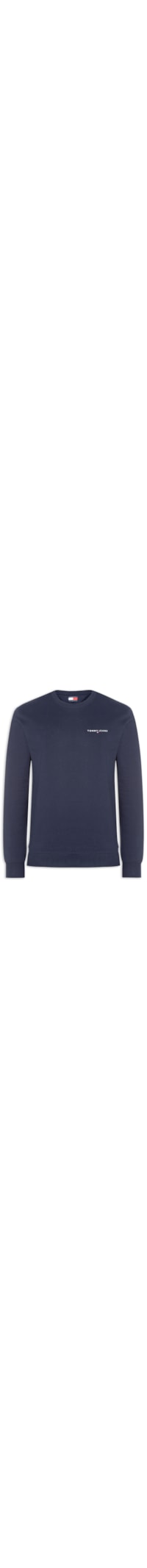 Moletom Masculino Básico Regular Fit Logo TJ Linear – Azul