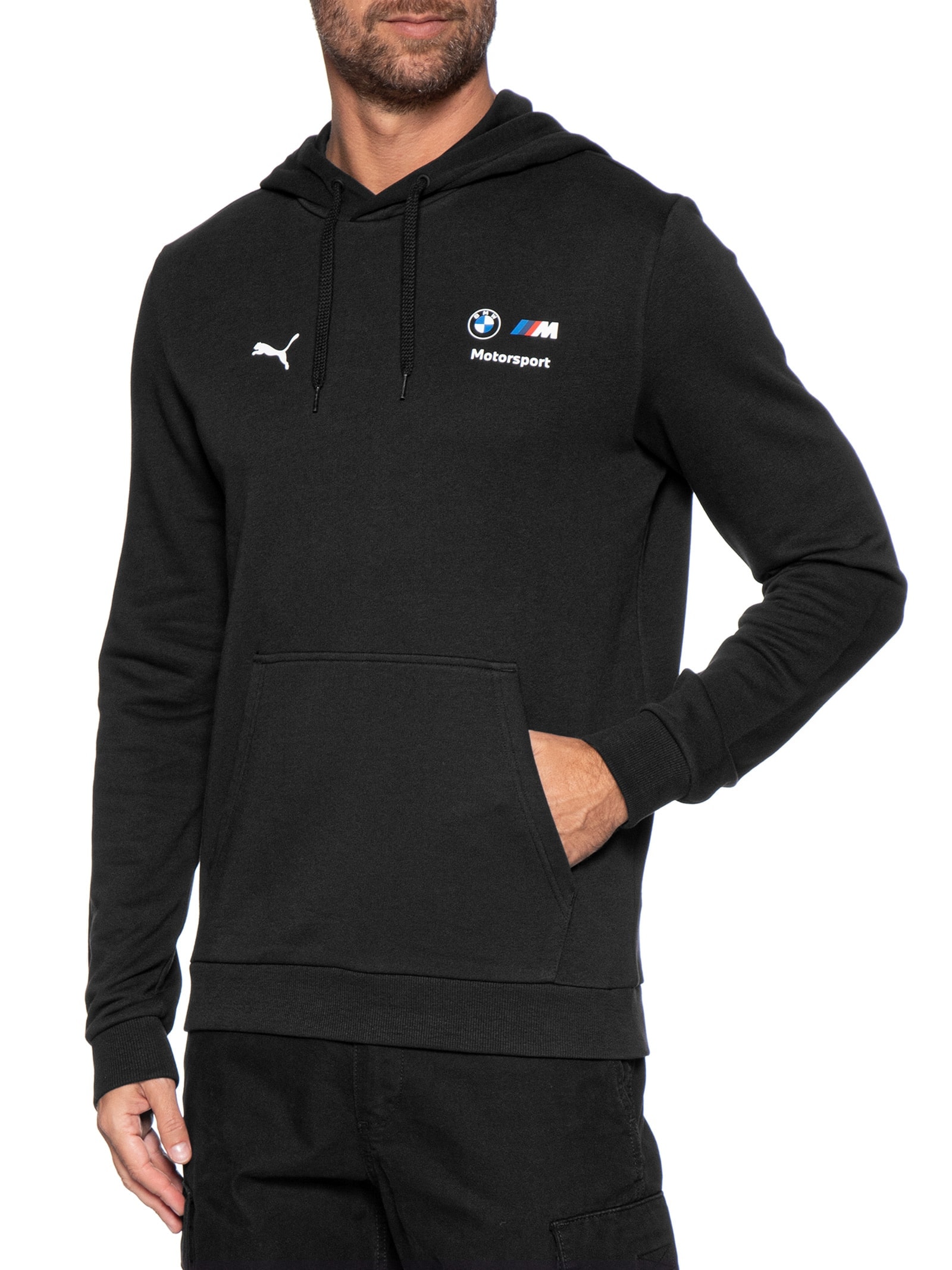 Moletom Masculino  BMW M Motorsport Essentials Preto Puma