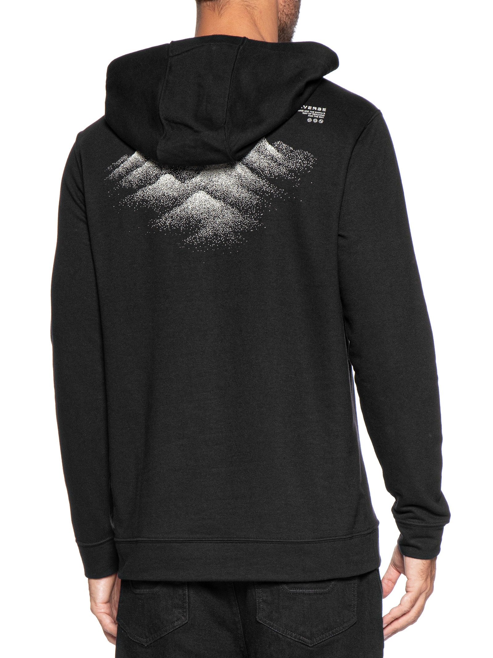 Moletom Masculino Capuz Traverse Preto Austral