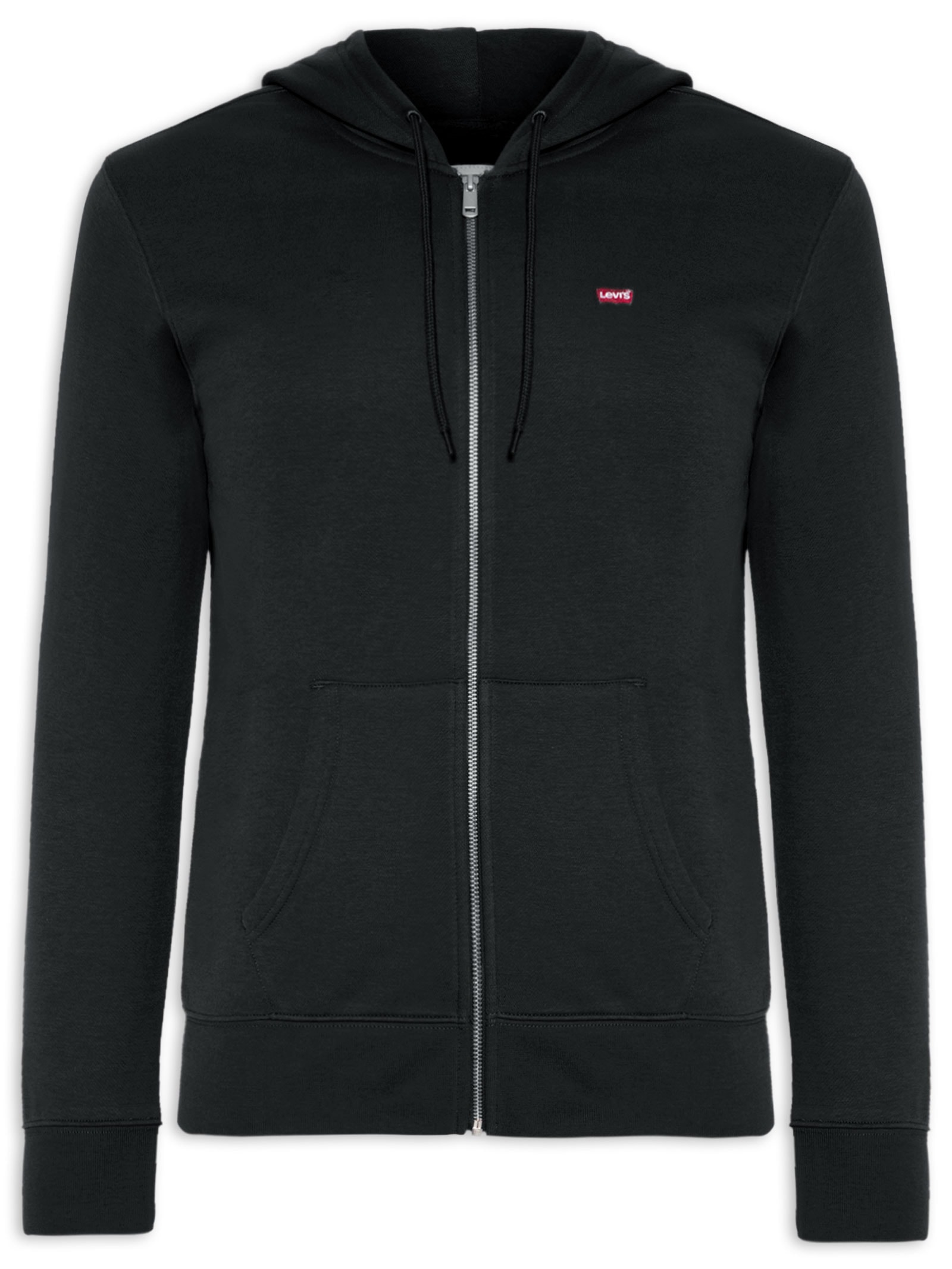 Moletom Masculino Classic Fit Com Zíper Preto Levi's