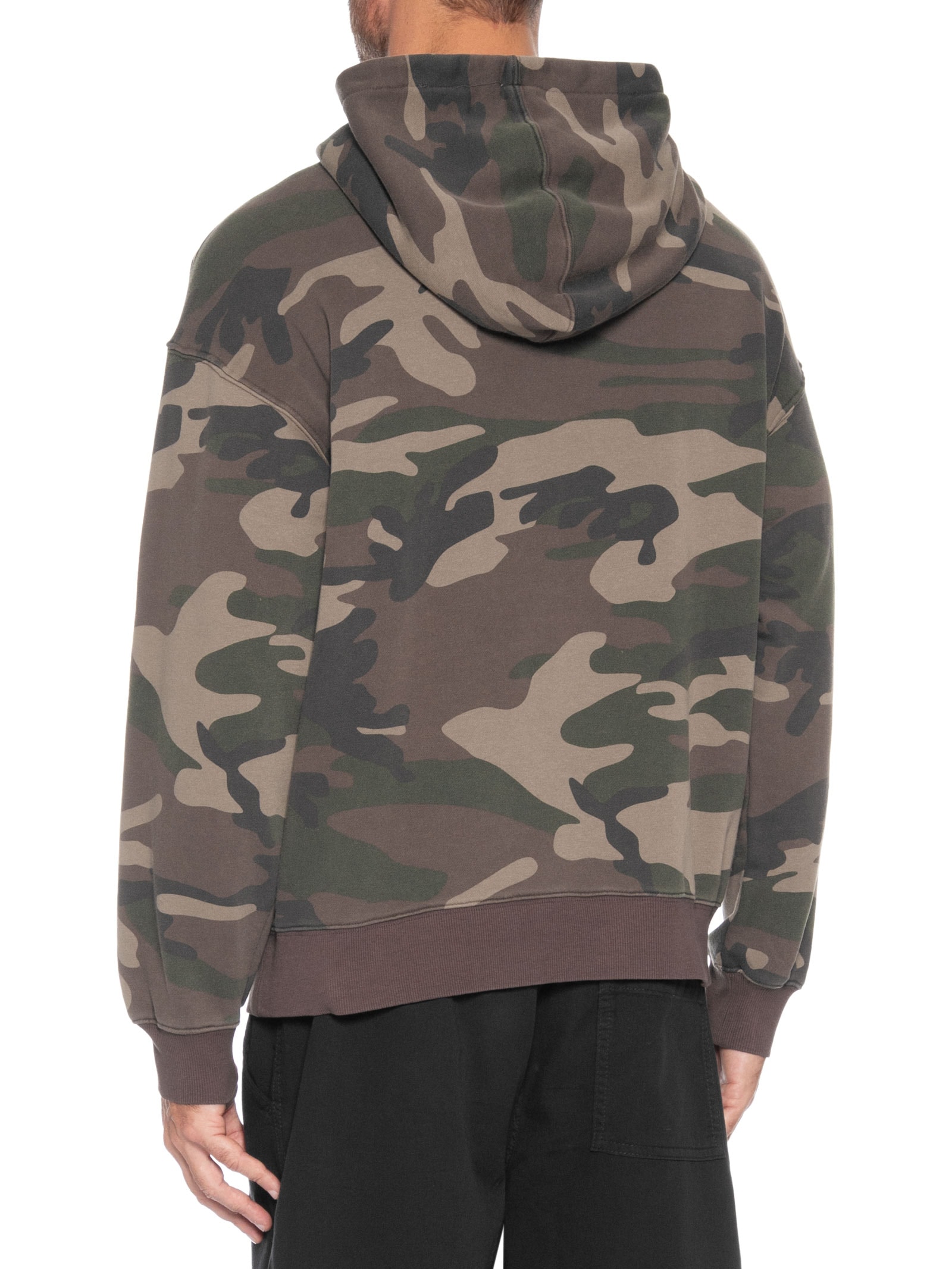 Moletom Masculino Com Capuz Camo Box Fit Hoodie Verde Cotton On