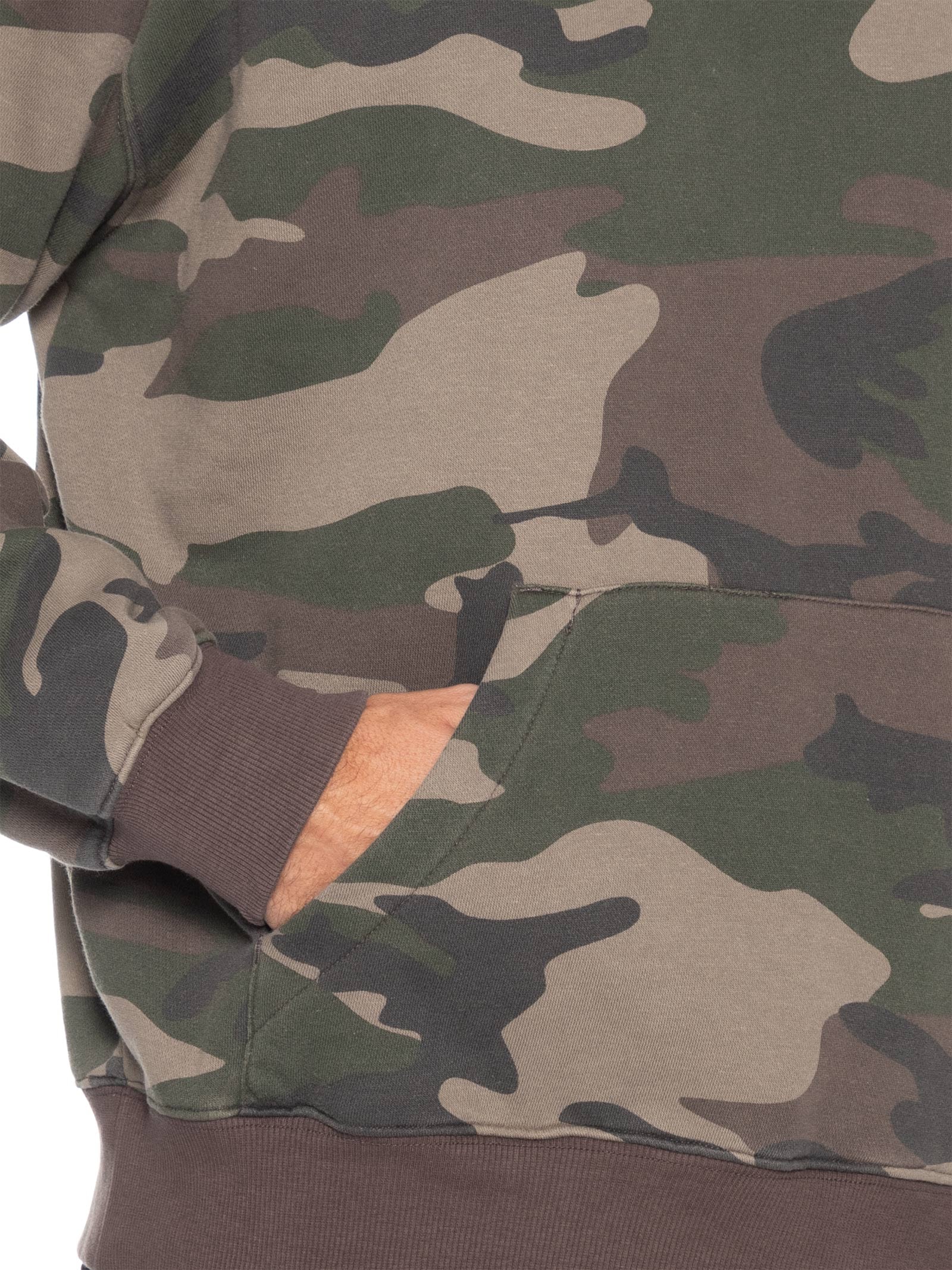 Moletom Masculino Com Capuz Camo Box Fit Hoodie Verde Cotton On