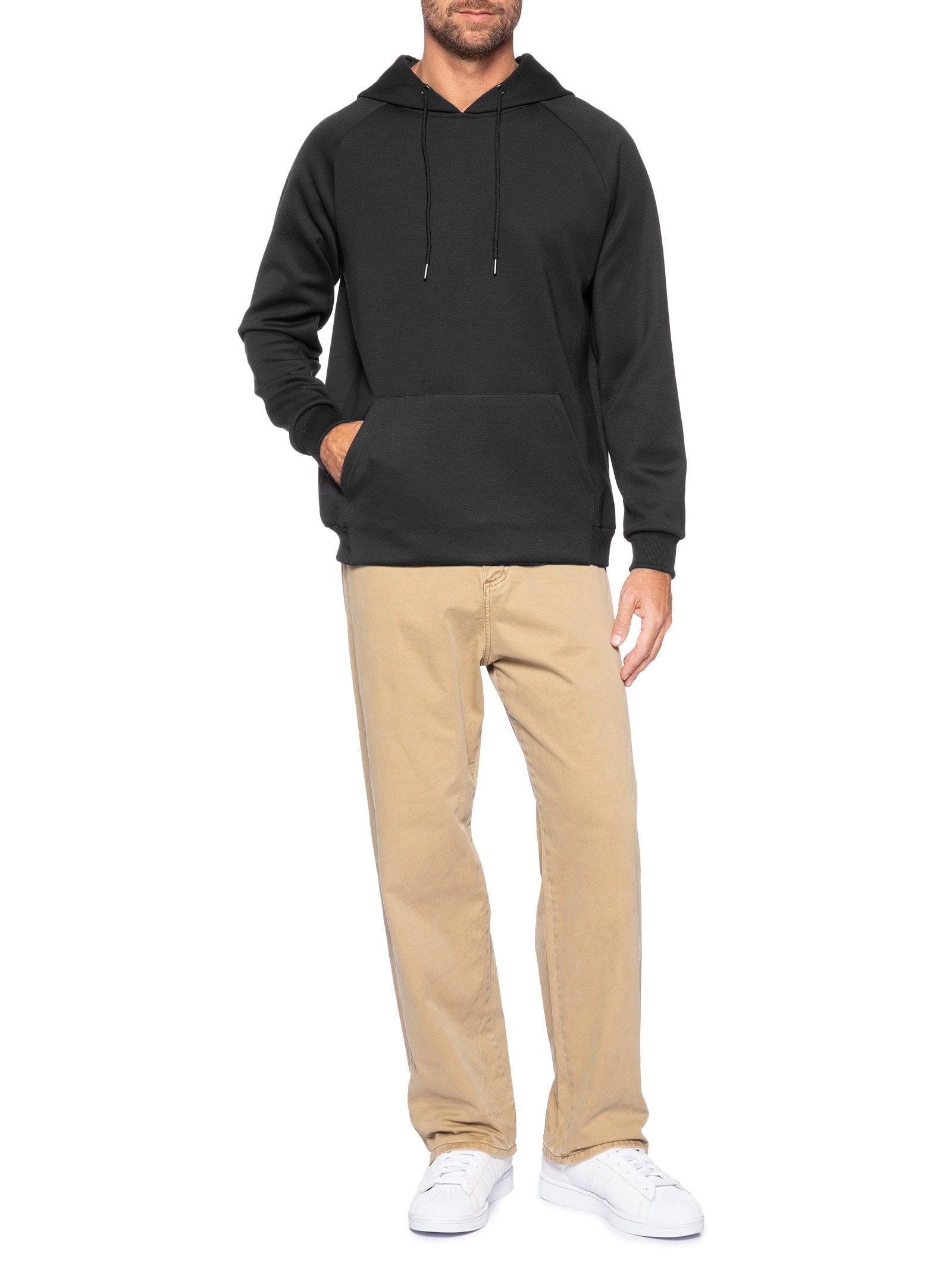 Moletom Masculino Com Capuz – Preto Basiq Men