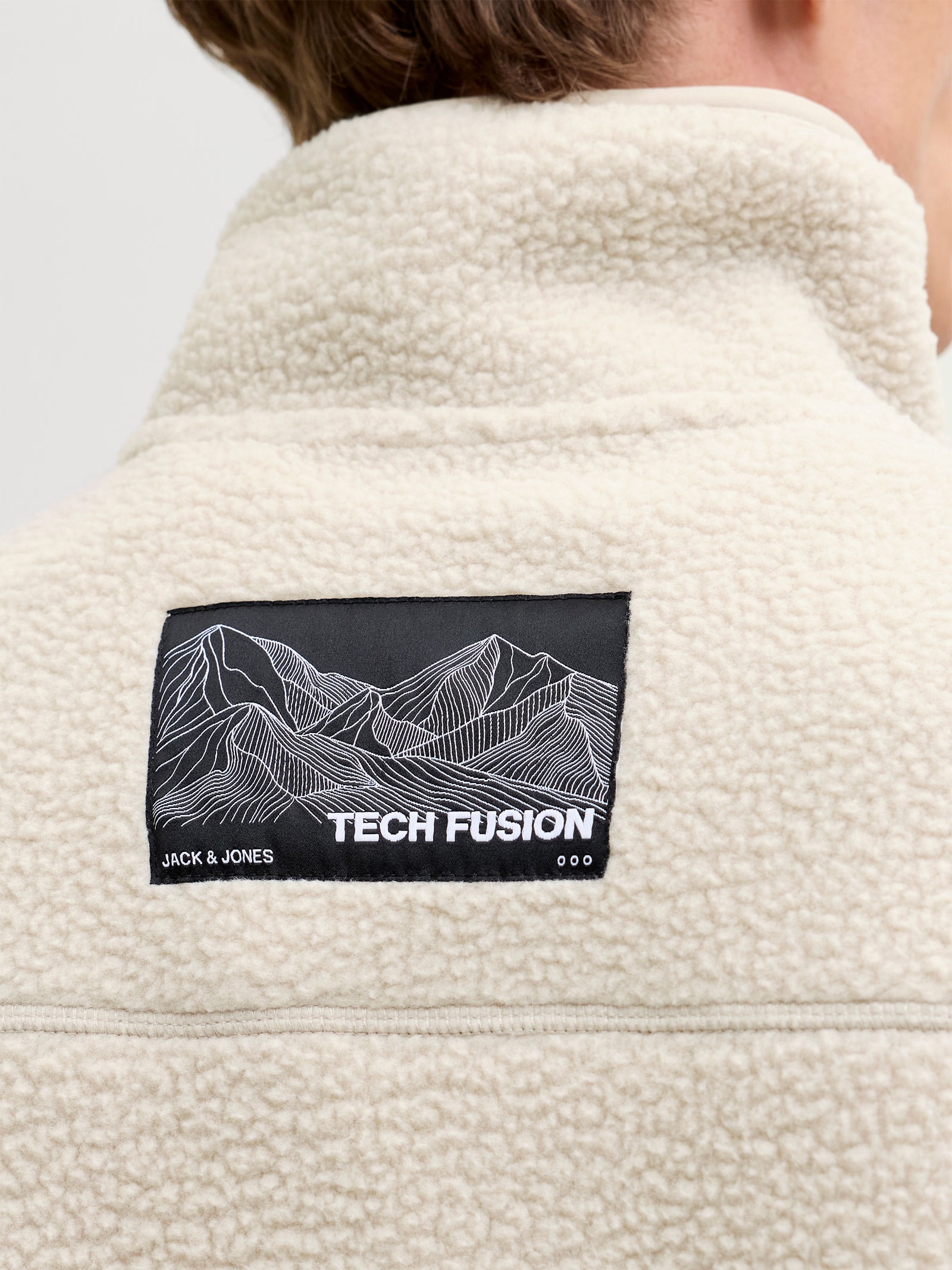 Moletom Masculino Com Zíper Cinza Jack & Jones