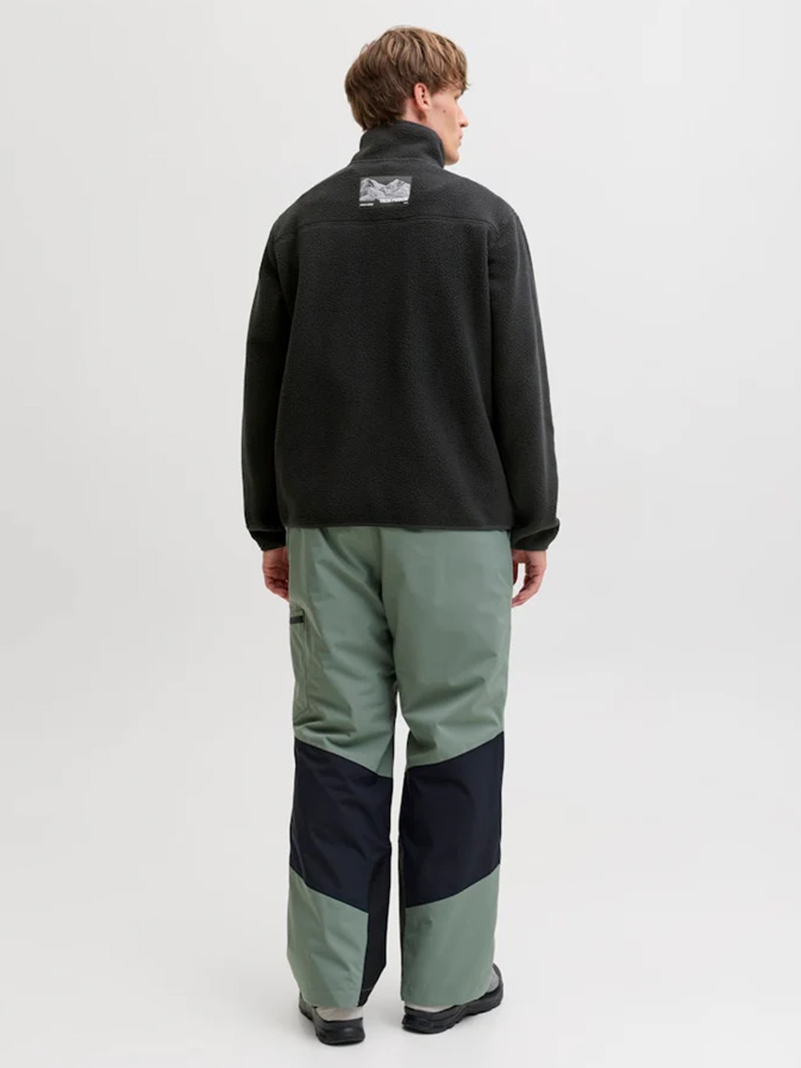 Moletom Masculino Com Zíper Preto Jack & Jones