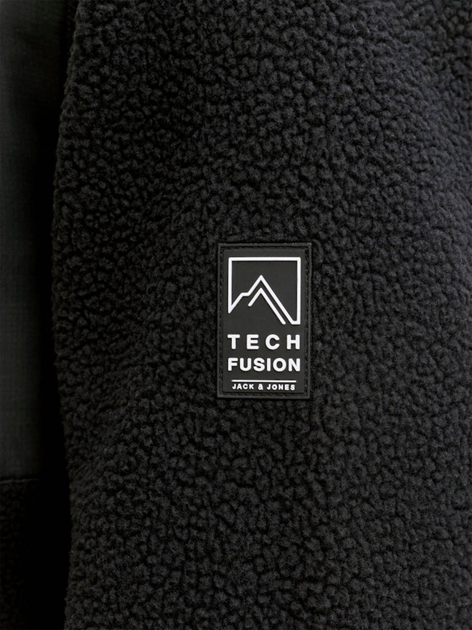 Moletom Masculino Com Zíper Preto Jack & Jones