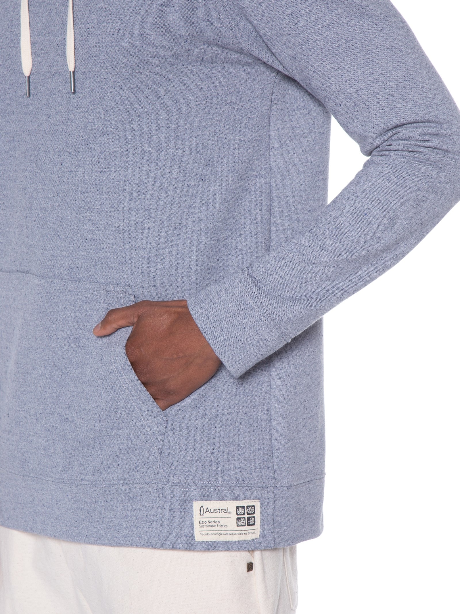 Moletom Masculino Eco Carbon Azul Austral