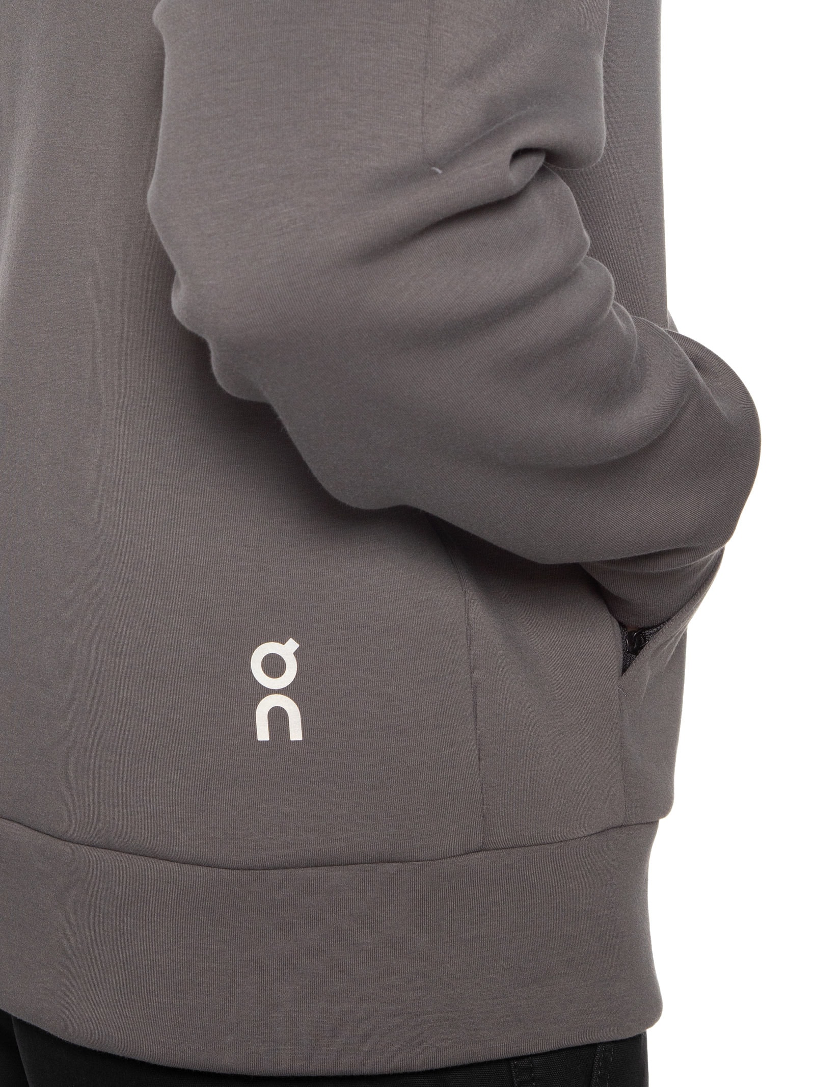 Moletom Masculino  Focus Tech Hoodie Cinza On Running
