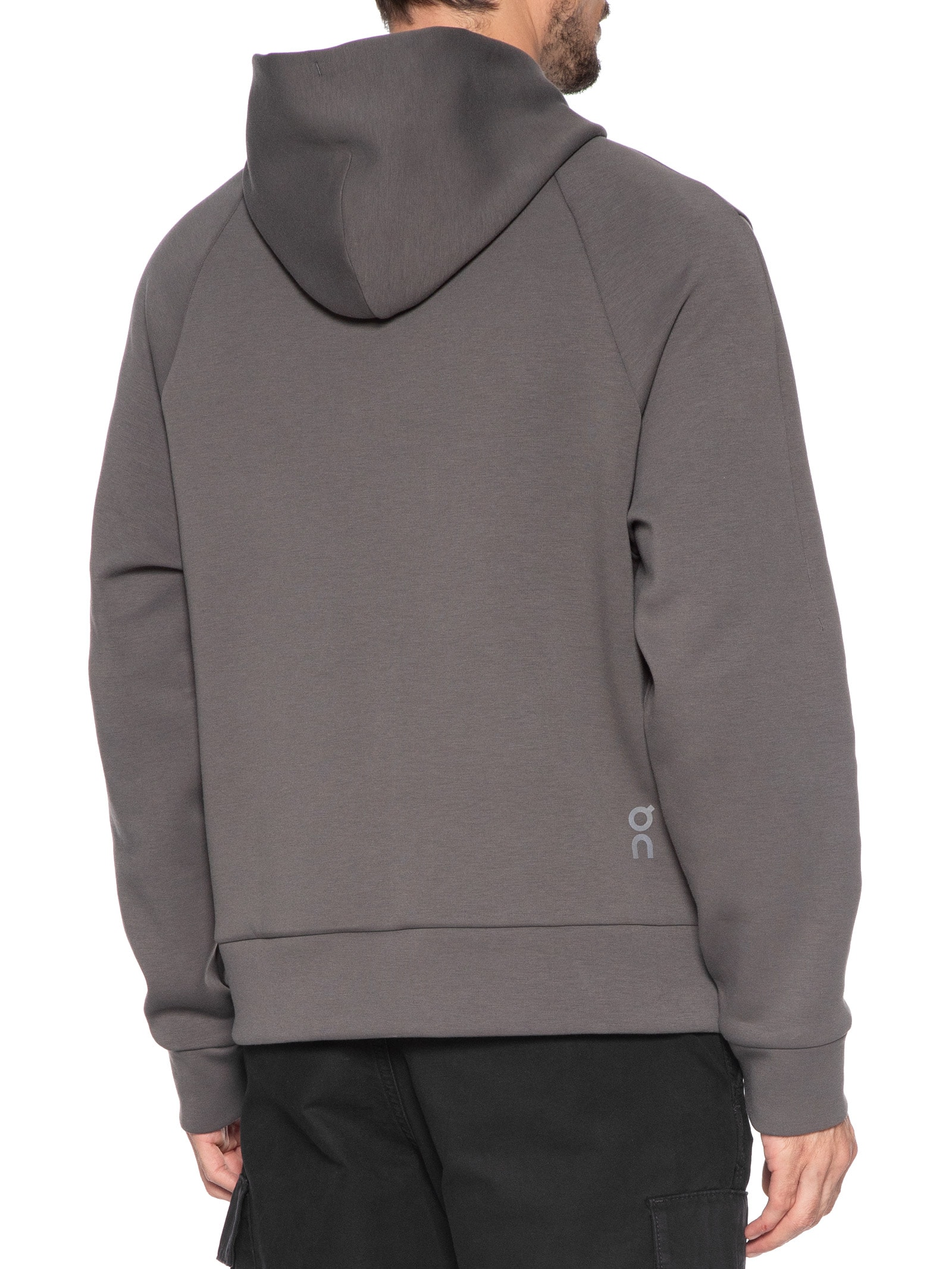 Moletom Masculino  Focus Tech Hoodie Cinza On Running